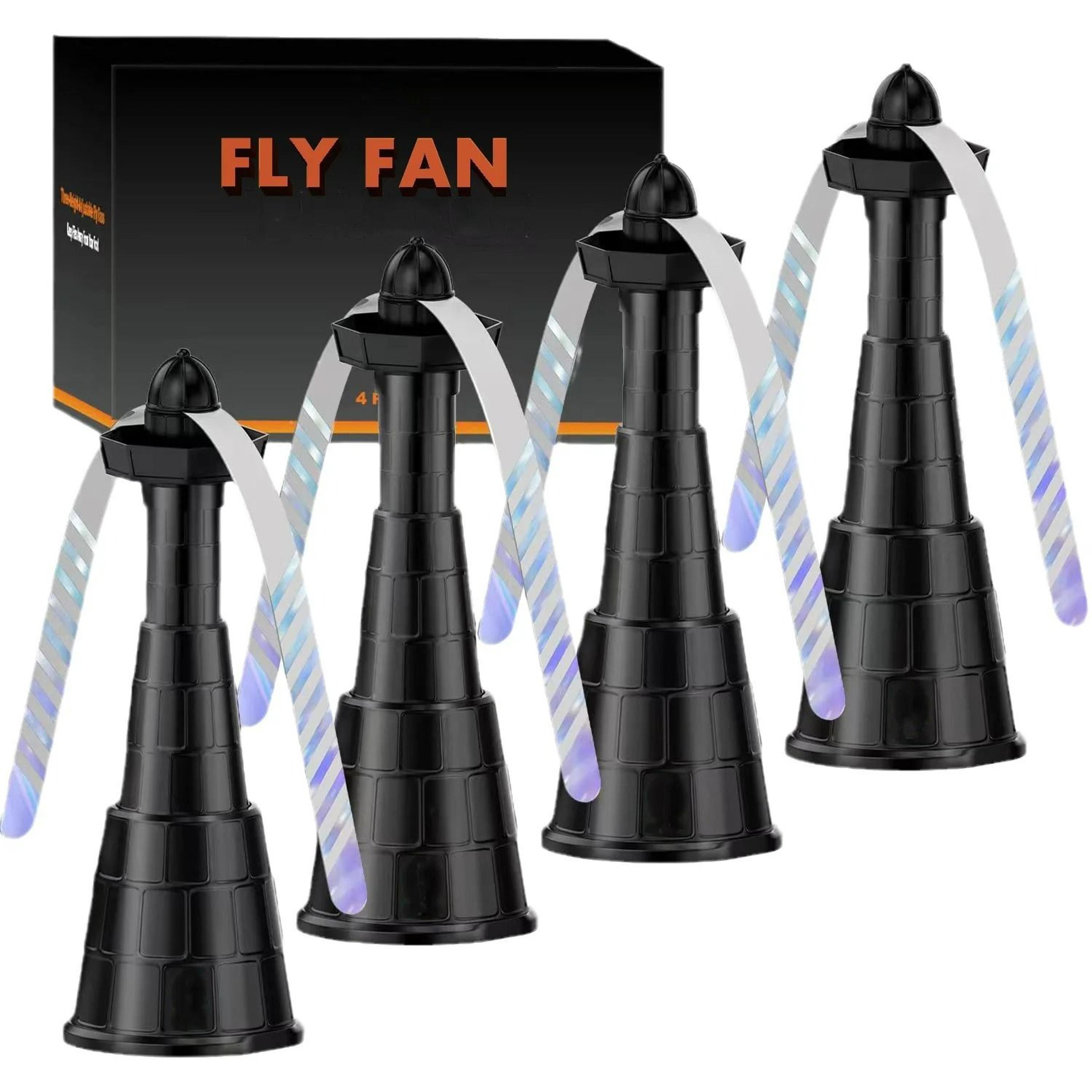 breezeguard portable fly repellent fan for outdoor dining and camping