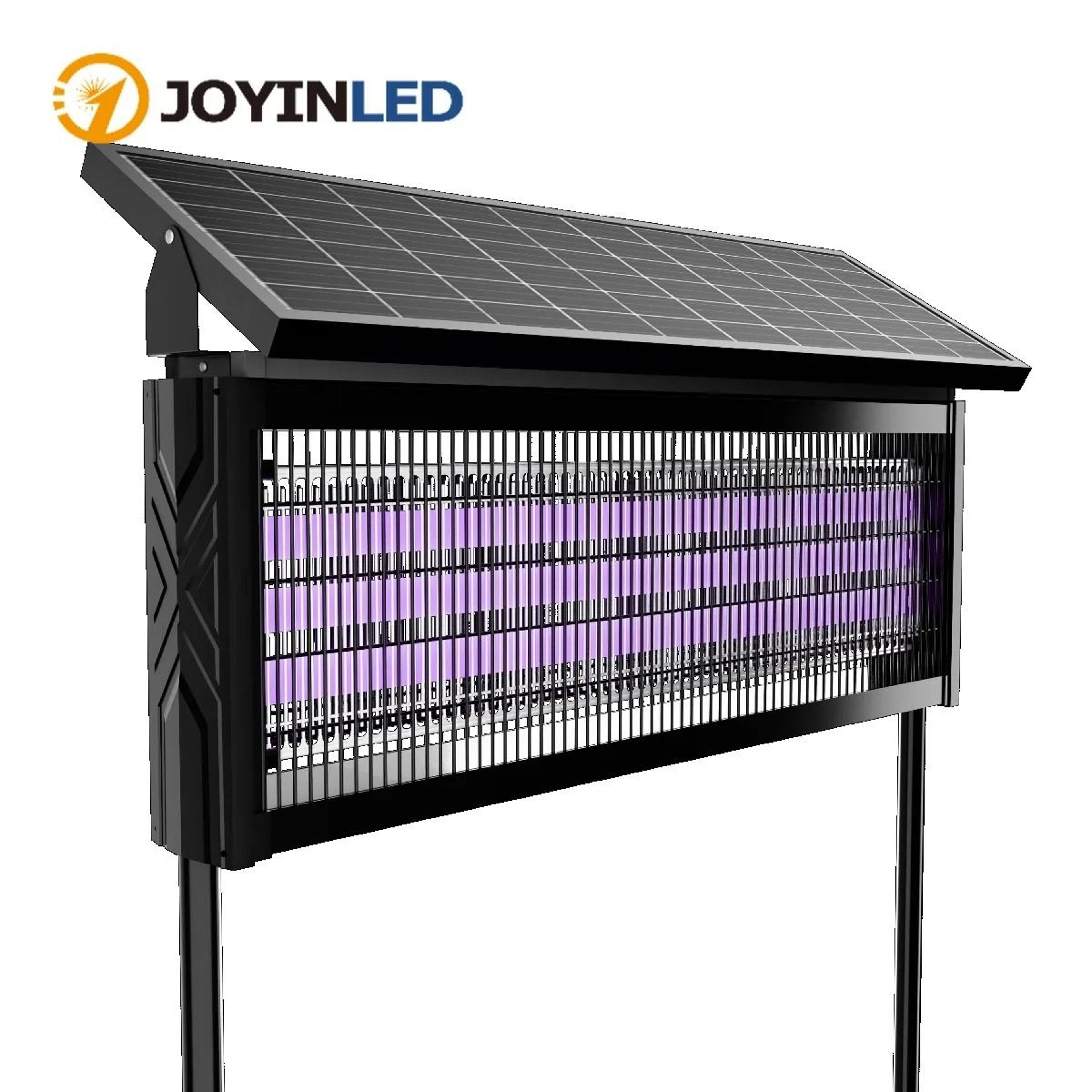 joyinled solar rechargeable mosquito zapper waterproof outdoor fly killer