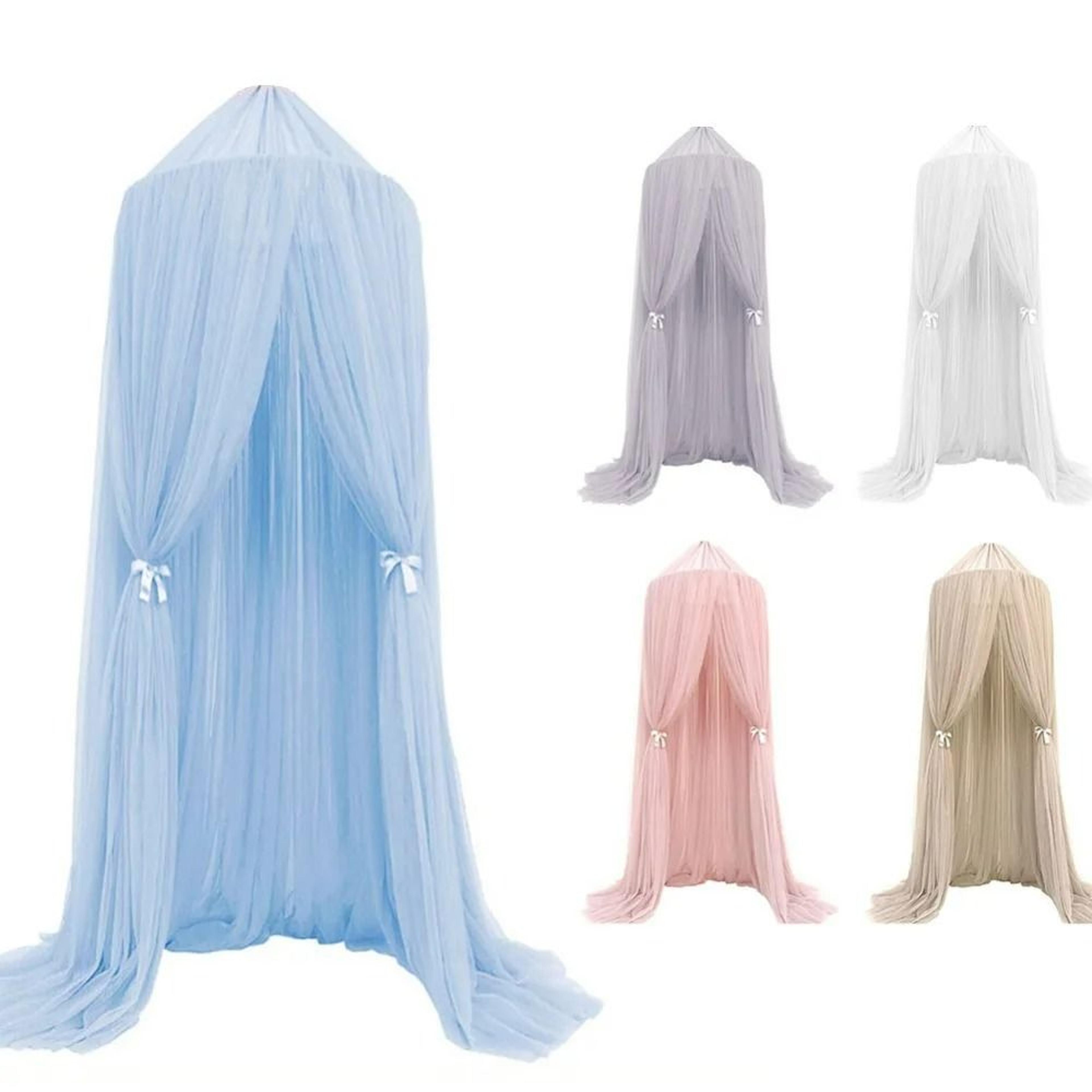 dreamcrown princess canopy mosquito net 7 layer dome bed curtain for kids