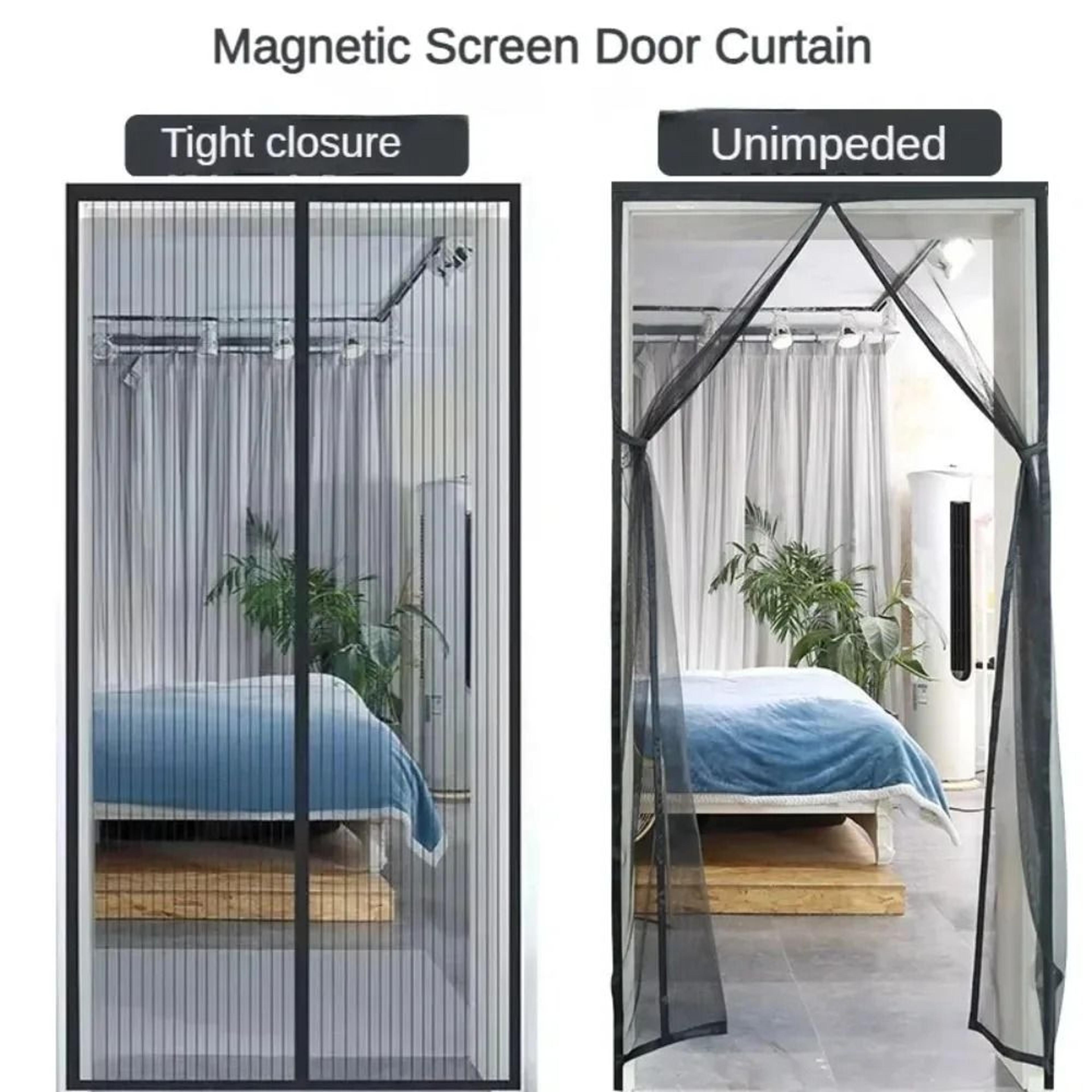 airseal magnetic mosquito screen door automatic closing mesh curtain