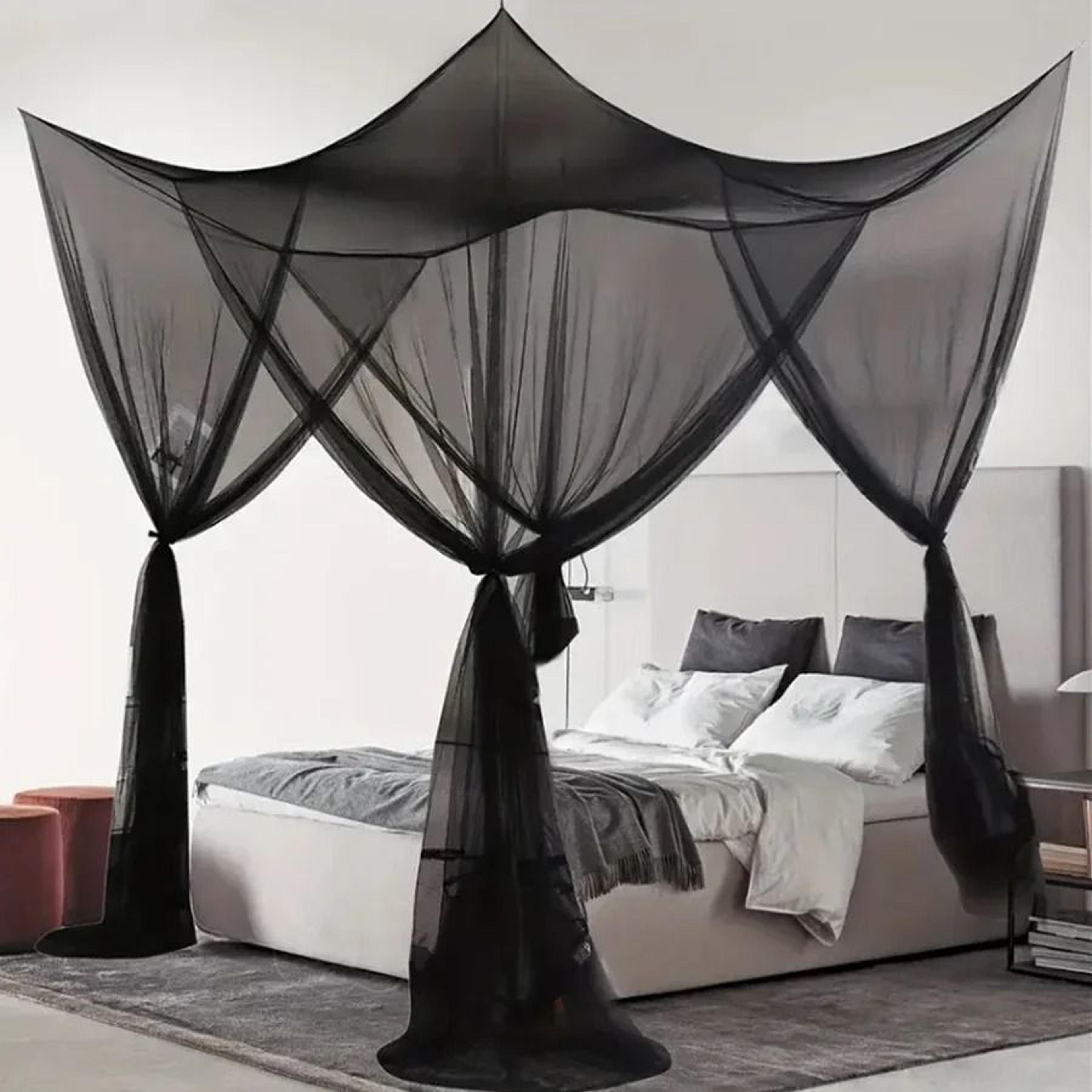 grandshield extra large 4 opening mosquito net canopy for beds and camping