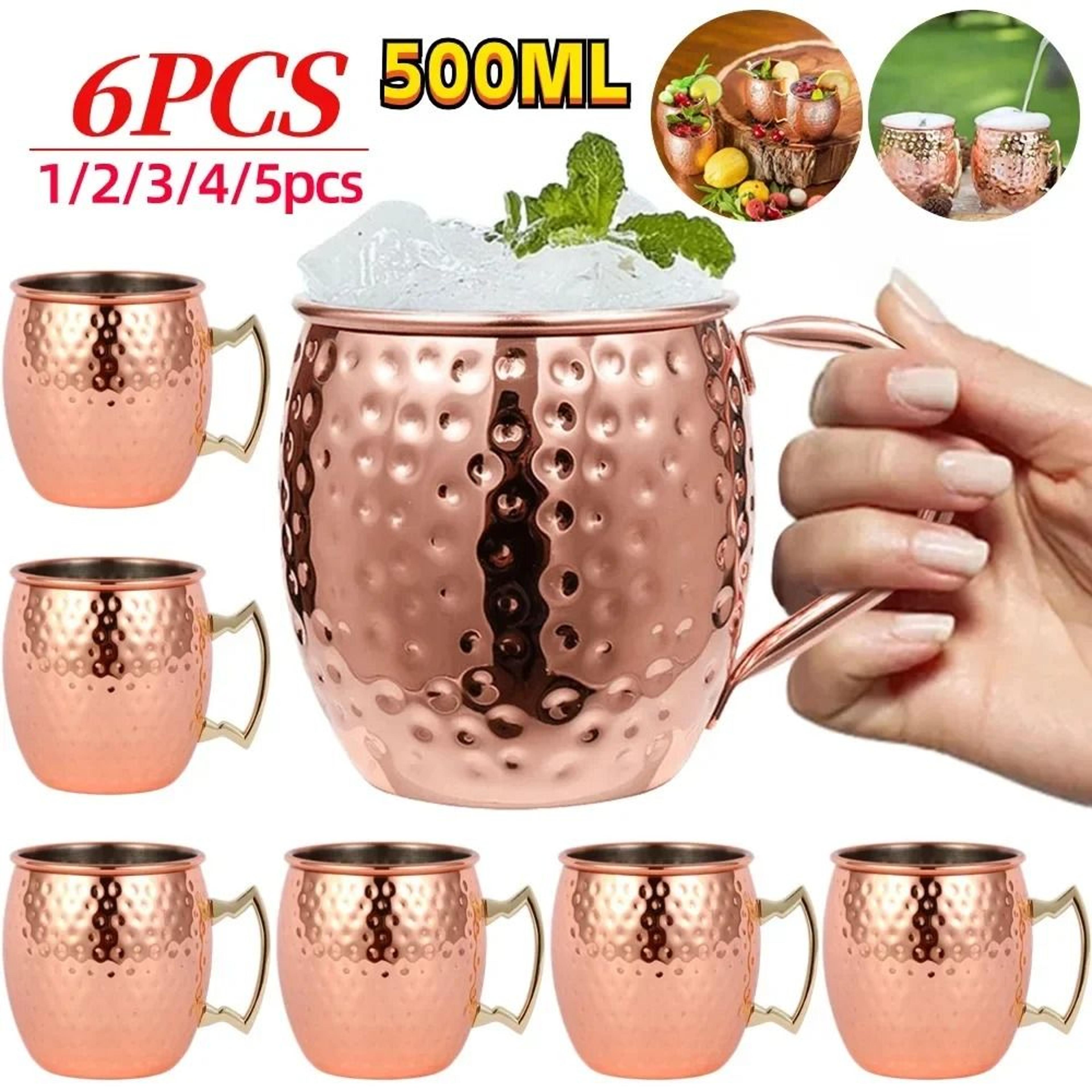 classic stainless steel moscow mule mugs