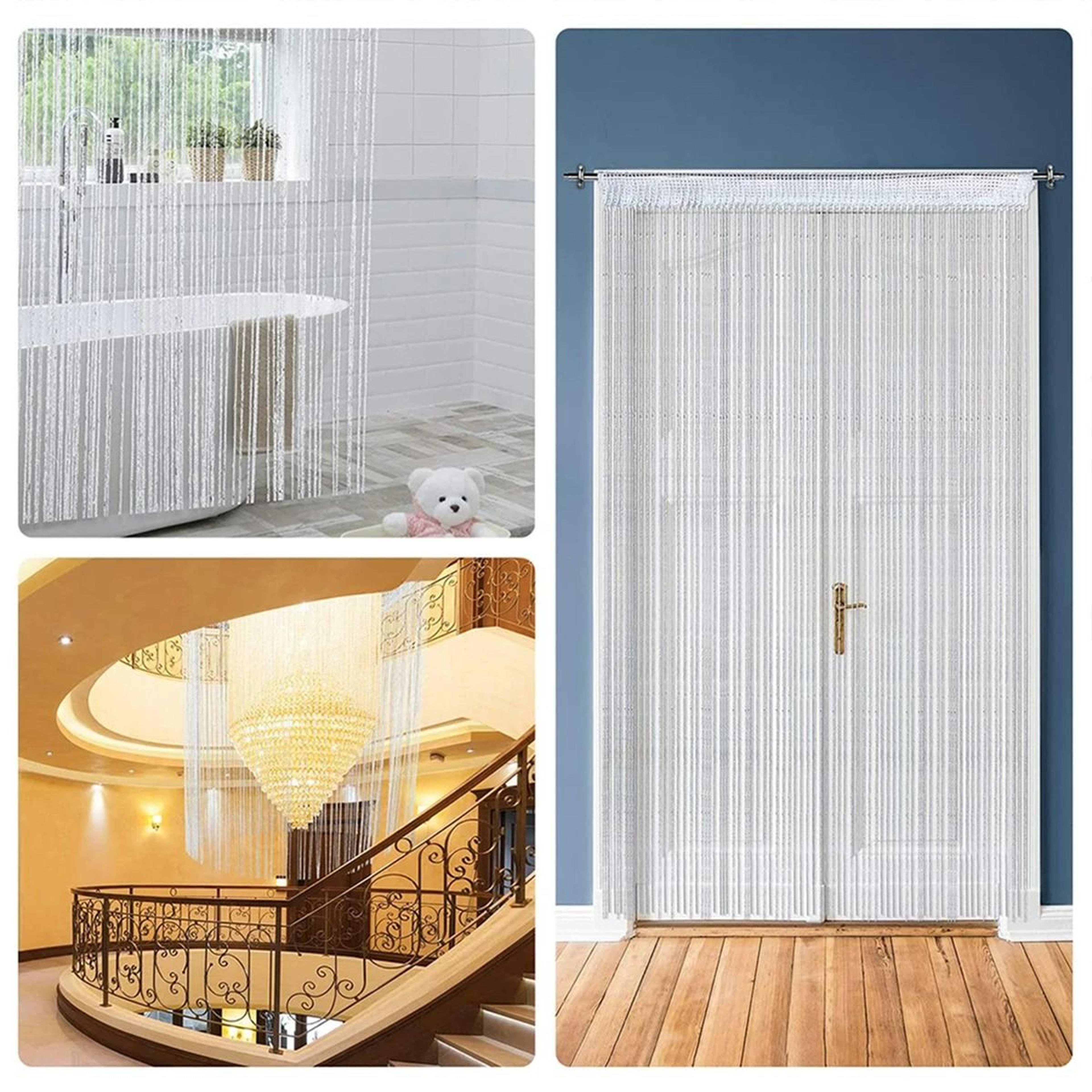 retro beaded tassel door curtain and room divider