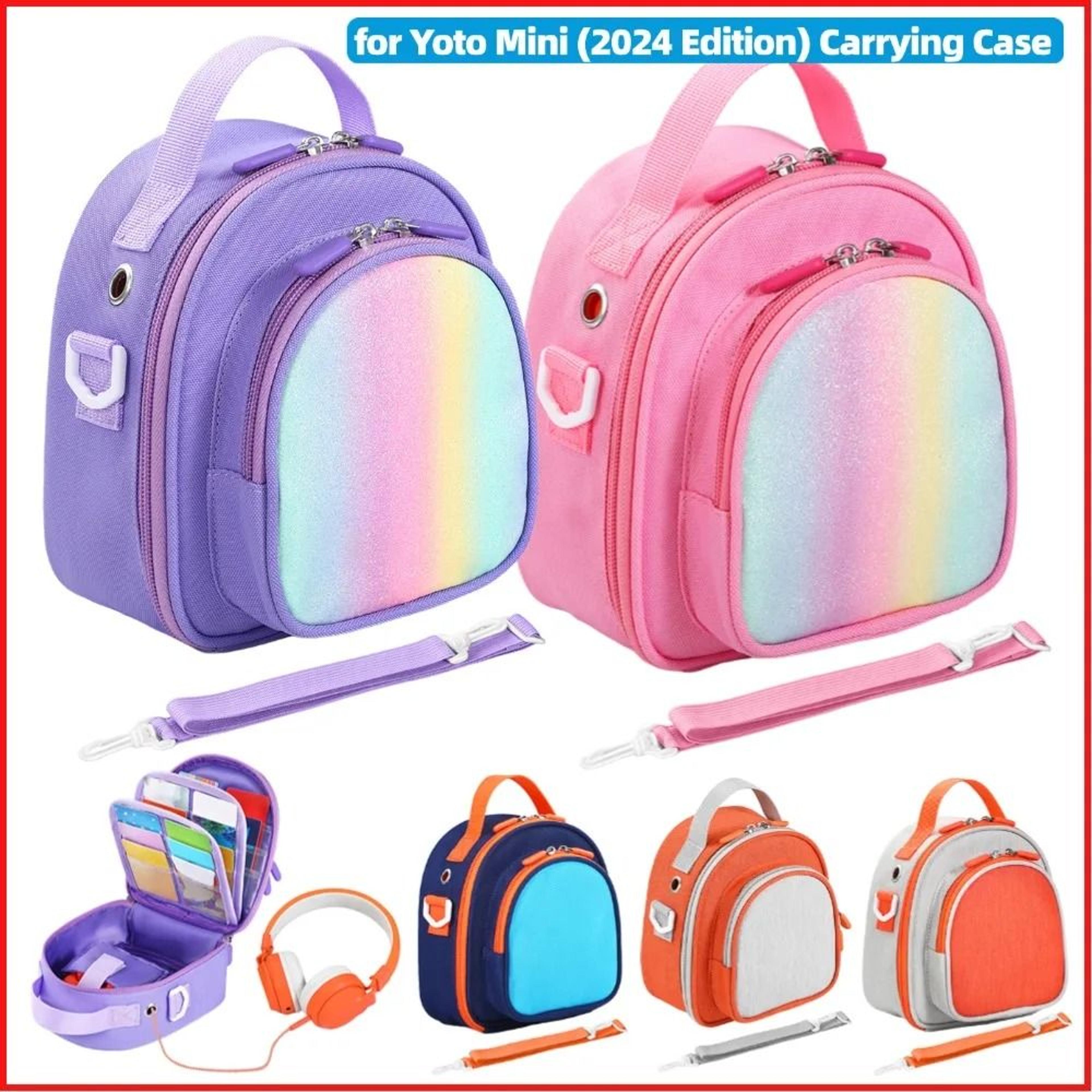 travel storage case for yoto mini player and 30 cards