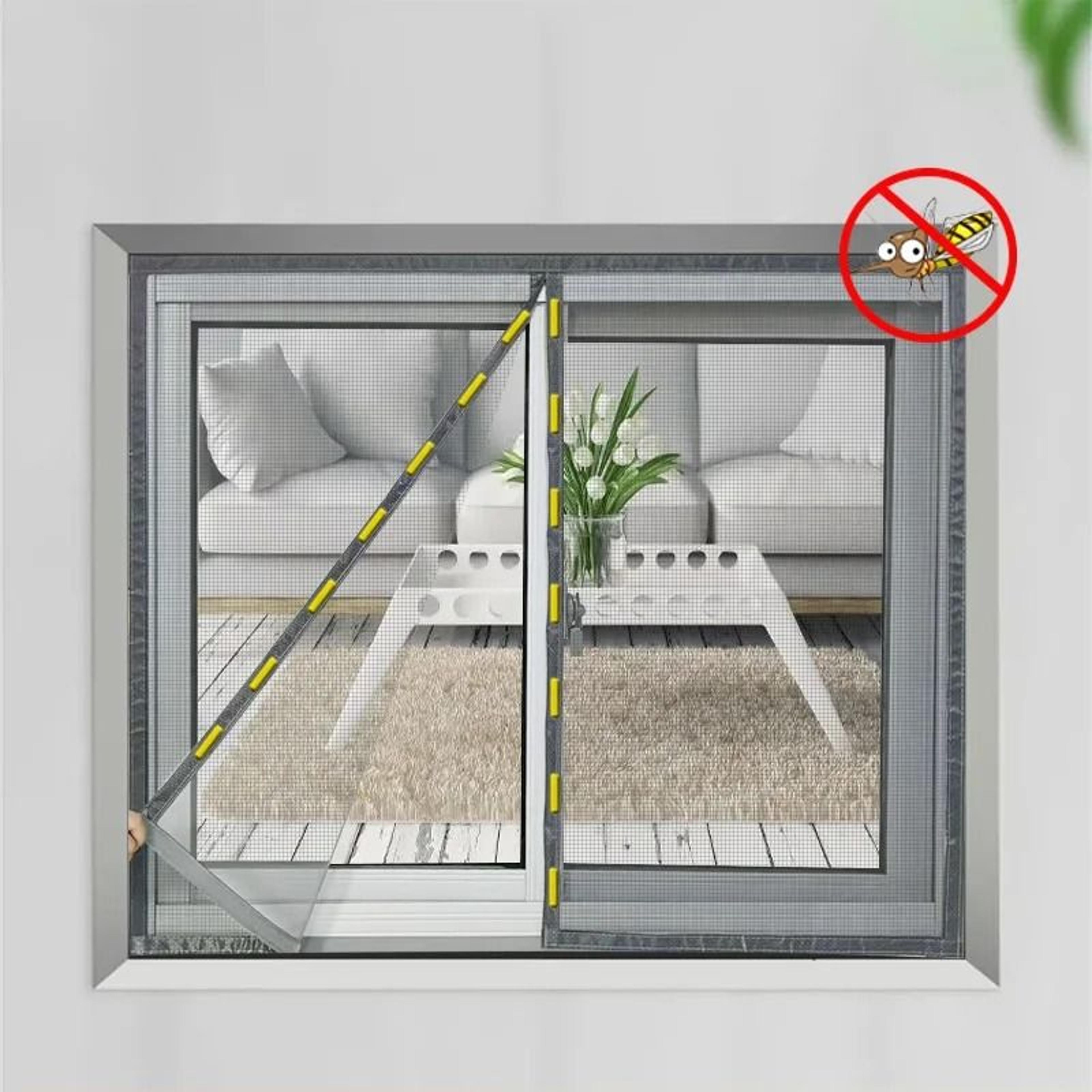 custom fit magnetic mesh window and door screen