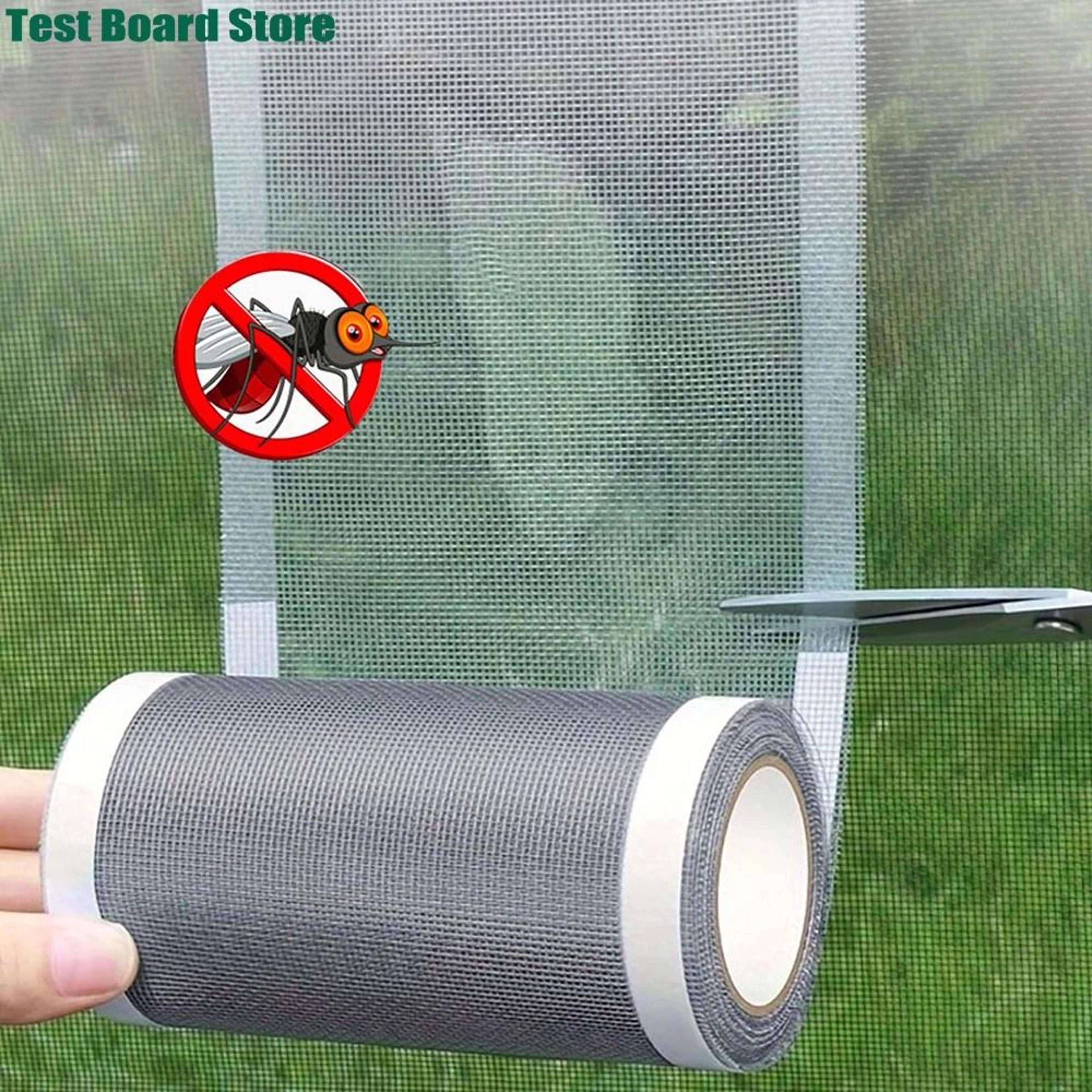cuttable plastic window screen repair tape roll