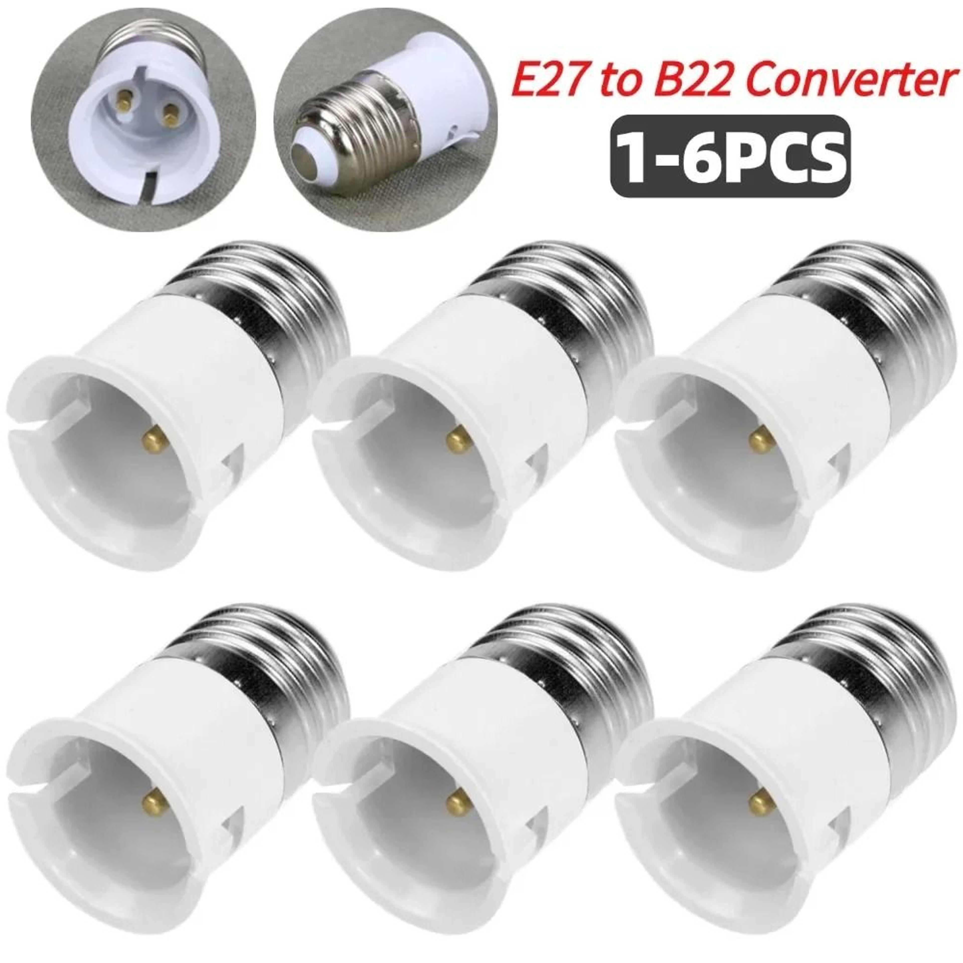 e27 screw to b22 bayonet bulb socket adapter
