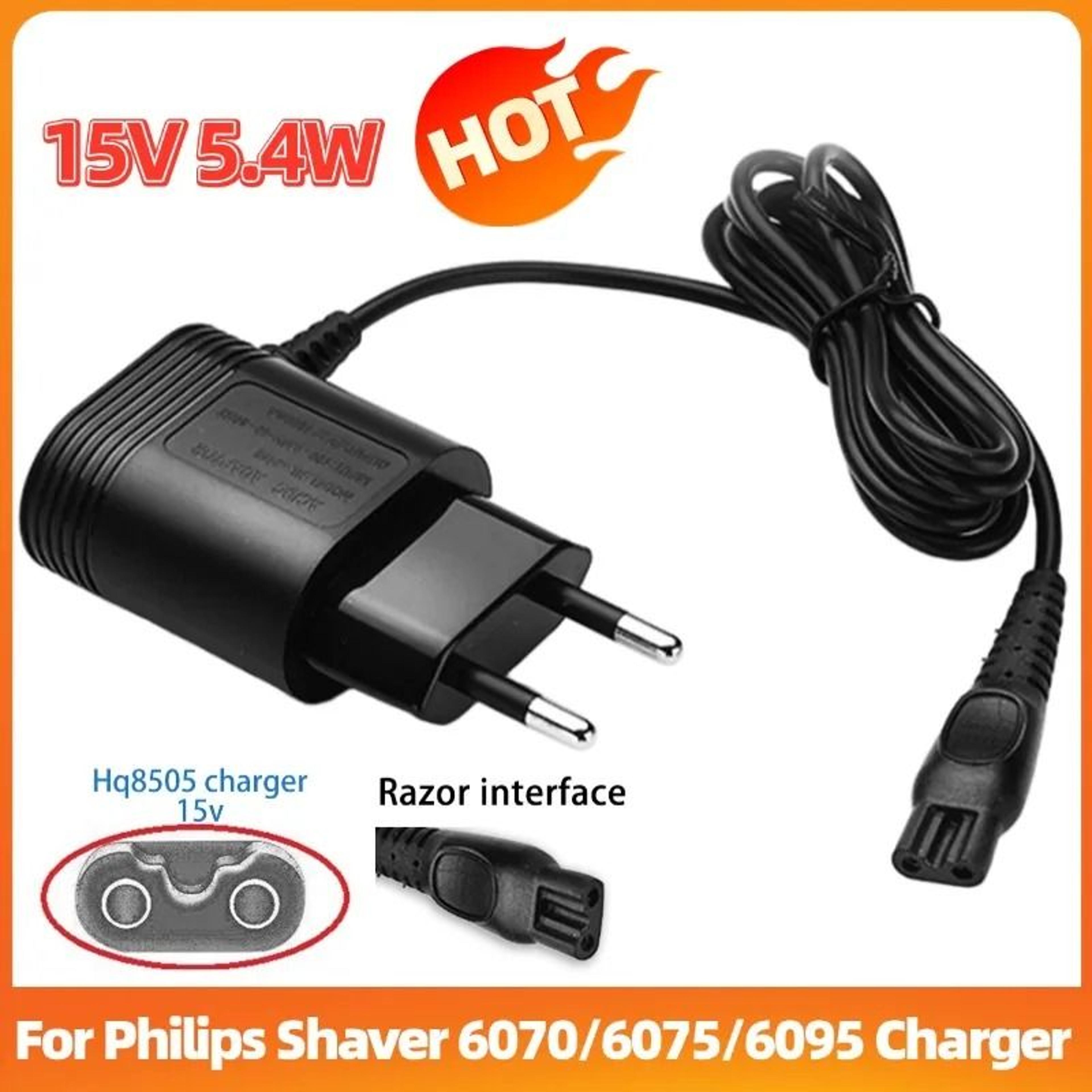 15v hq8505 replacement shaver charger eu plug