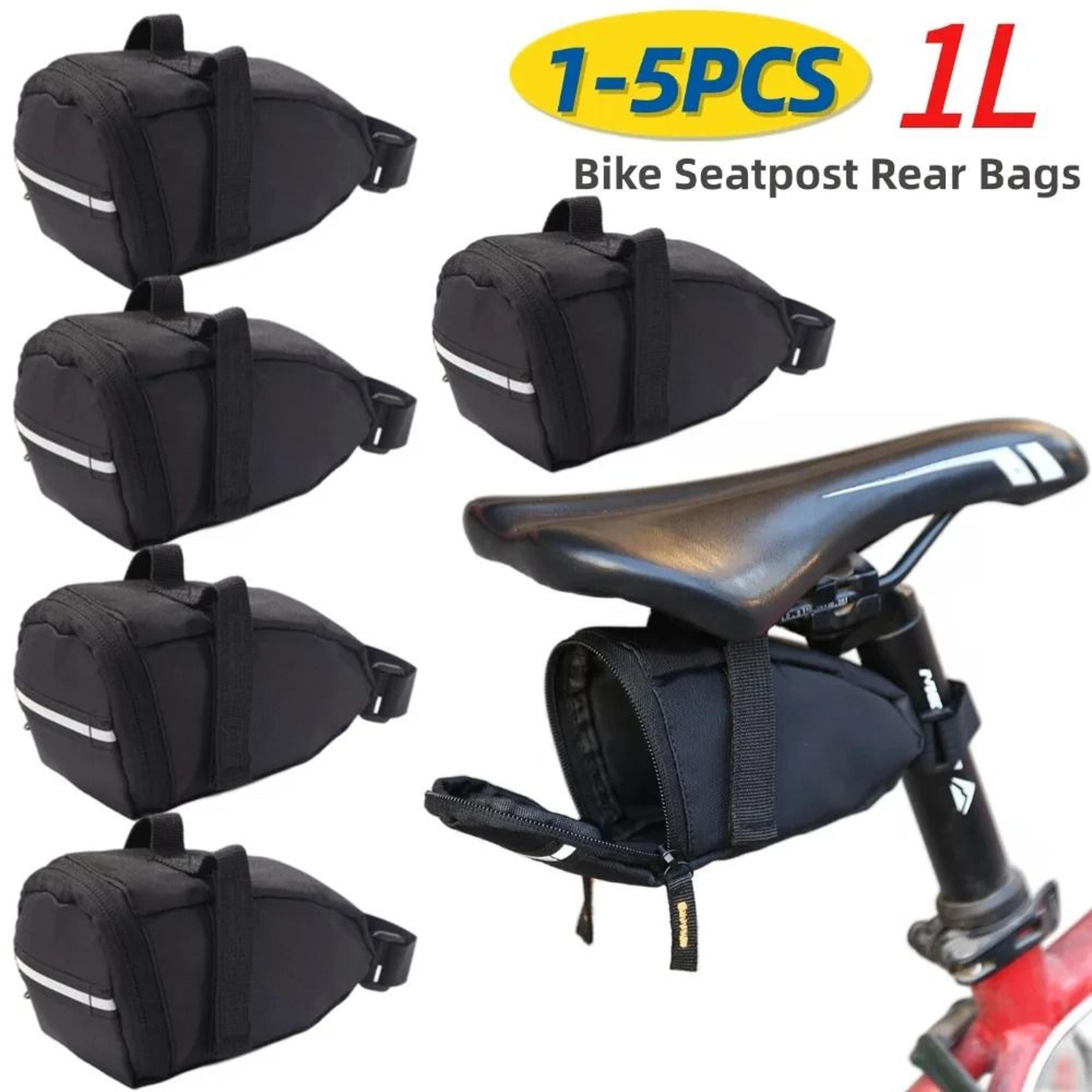 rain resistant bicycle saddle tool bag