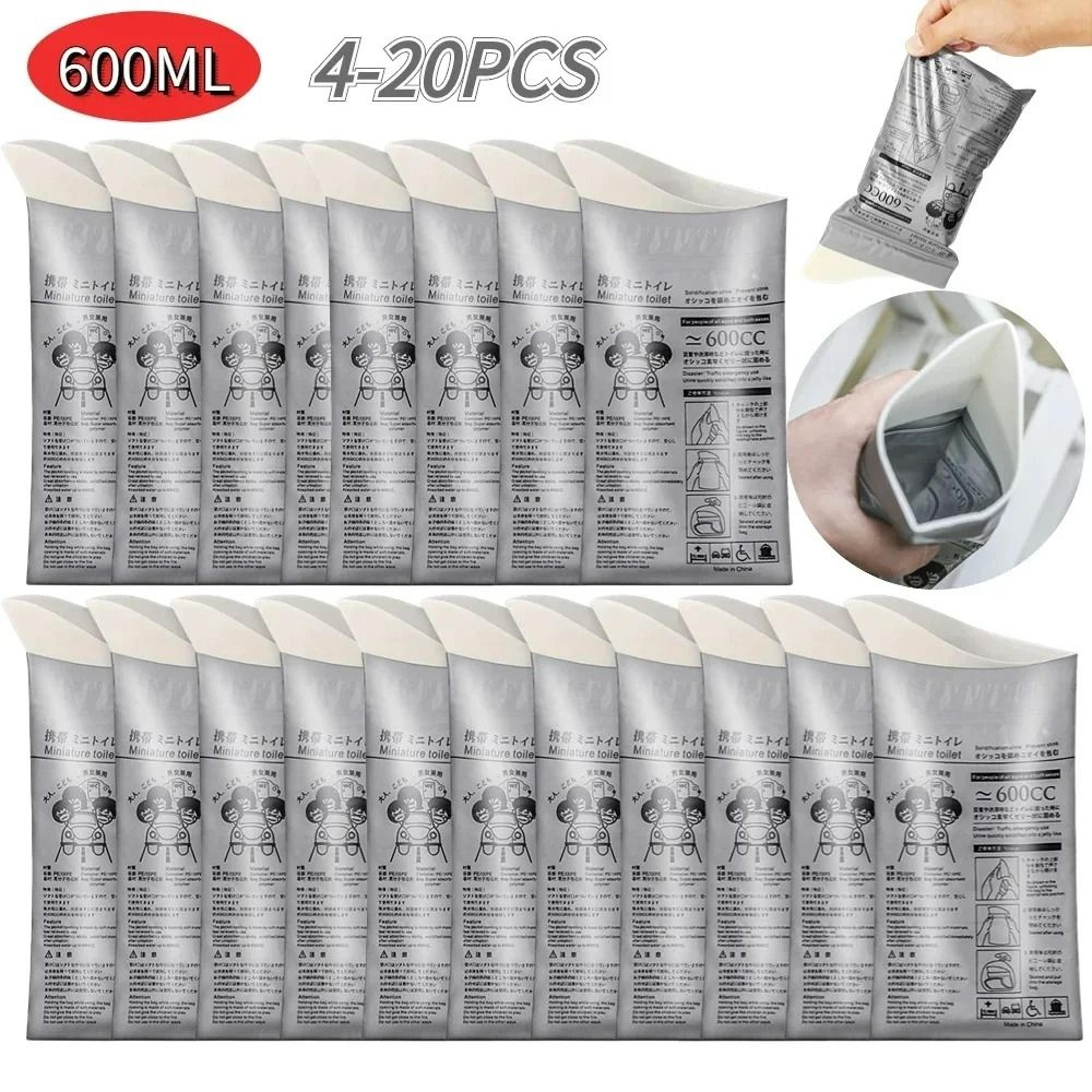600ml disposable emergency urine bags