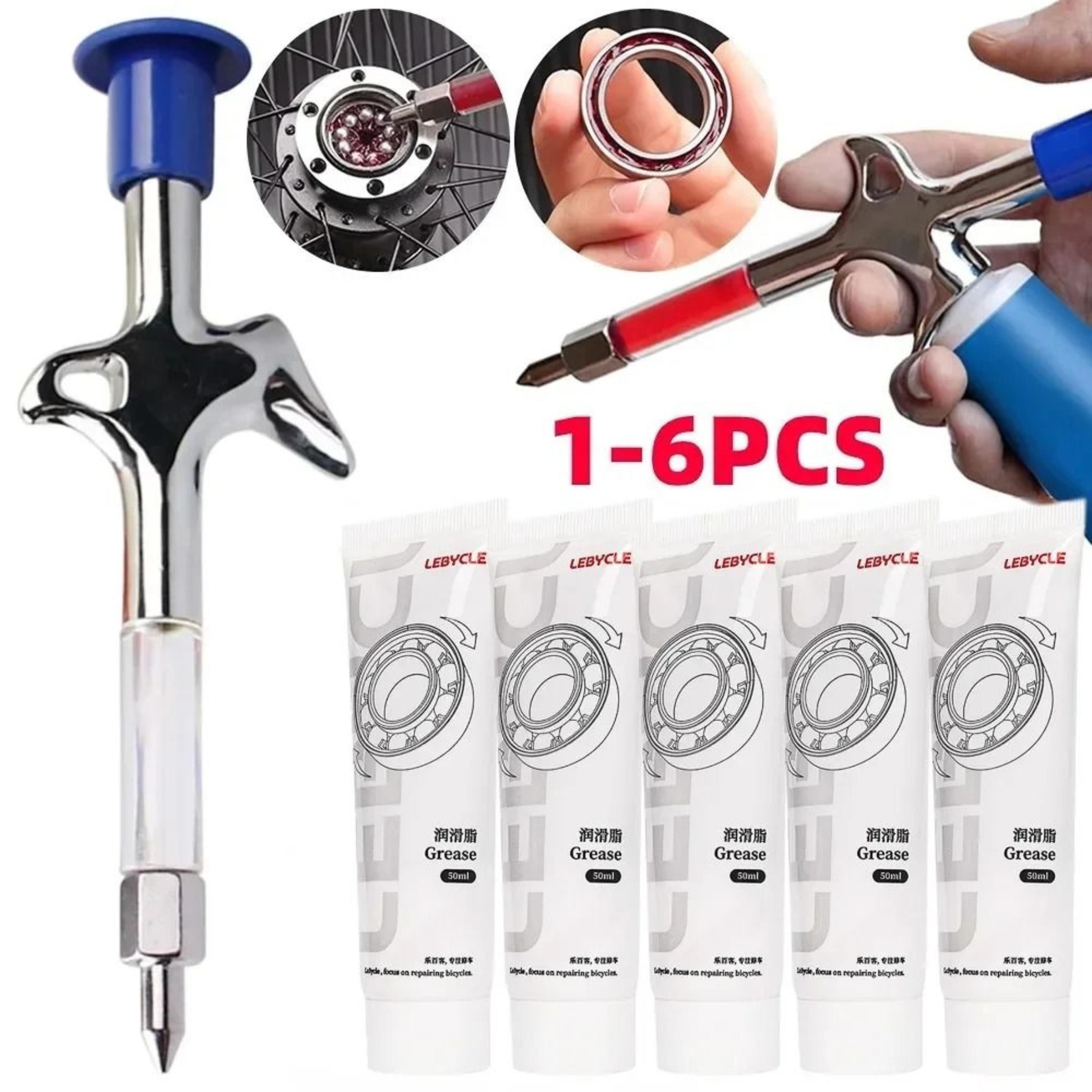 precision bicycle bearing grease injector