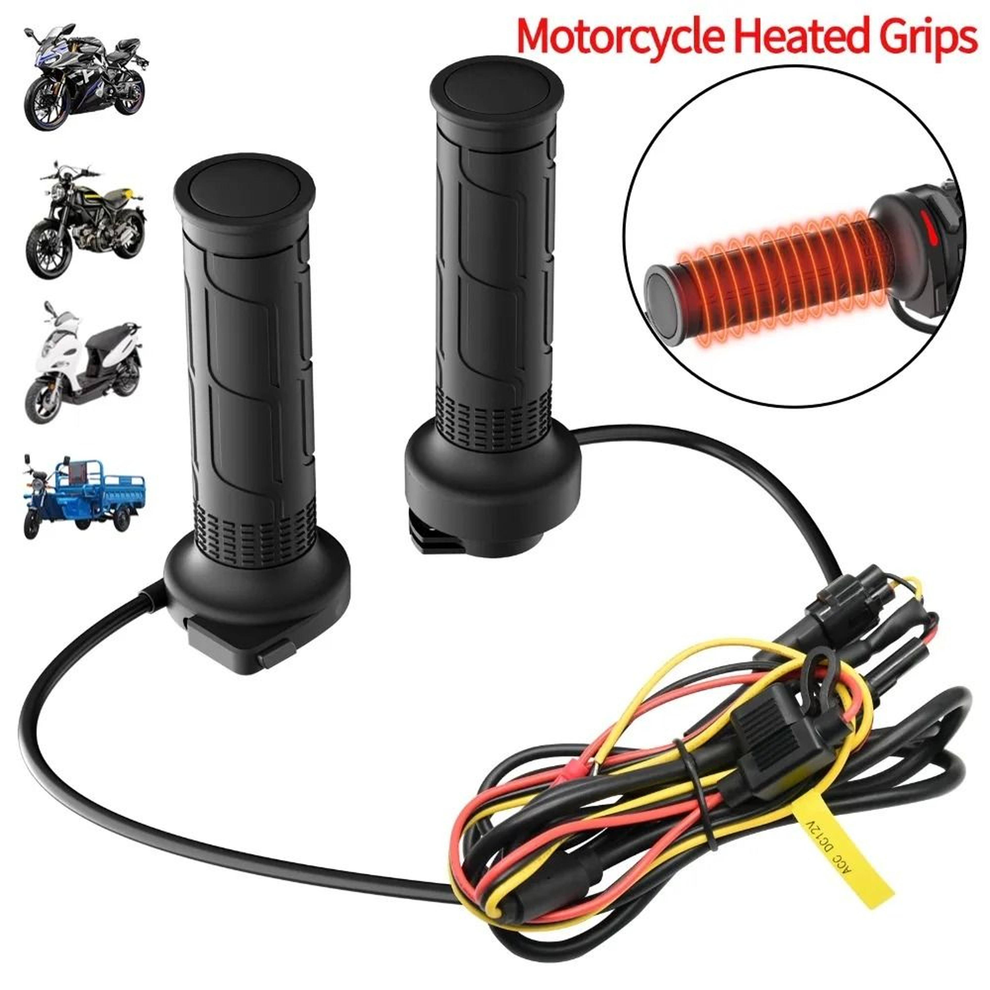 12v adjustable heated motorcycle grips