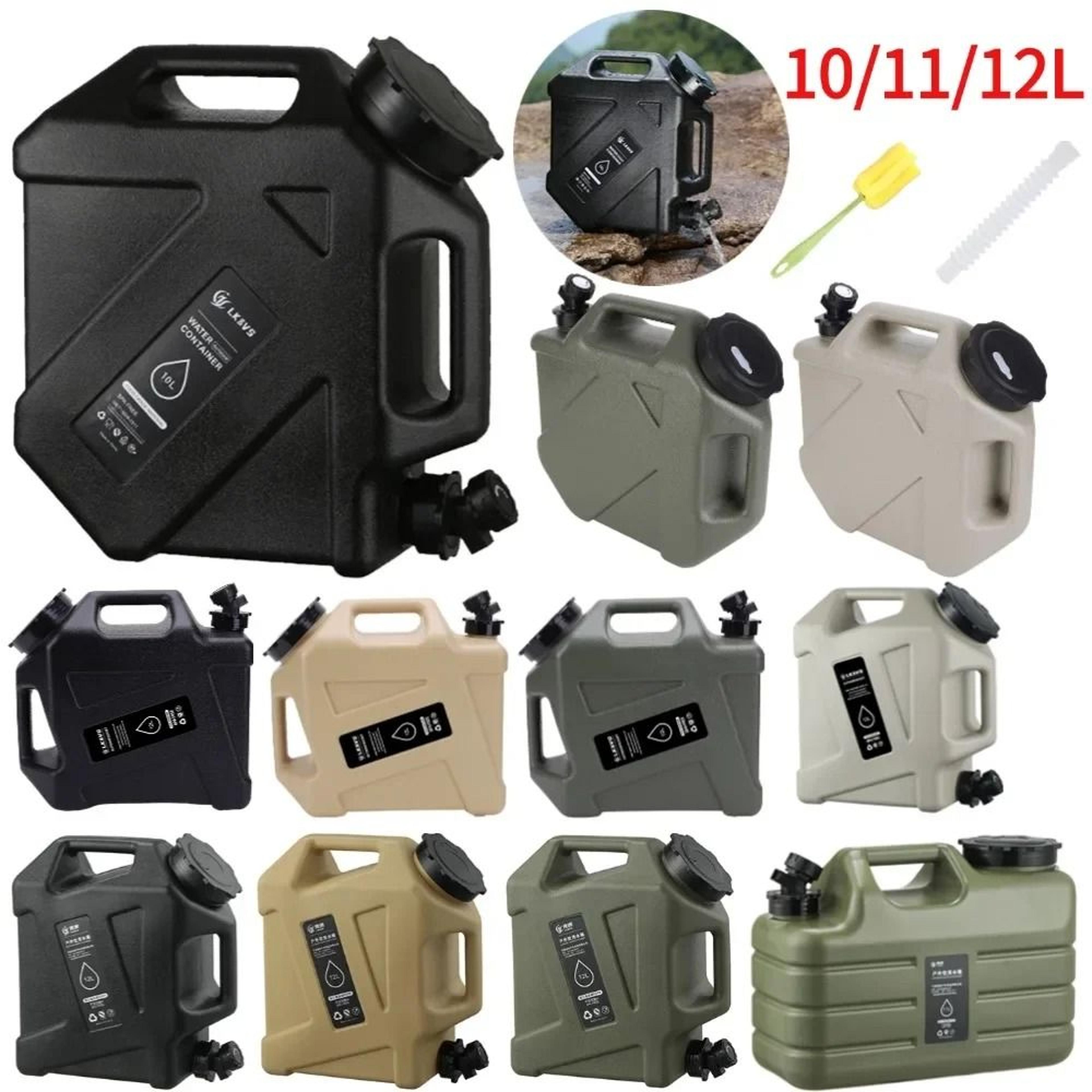 portable camping water container with faucet