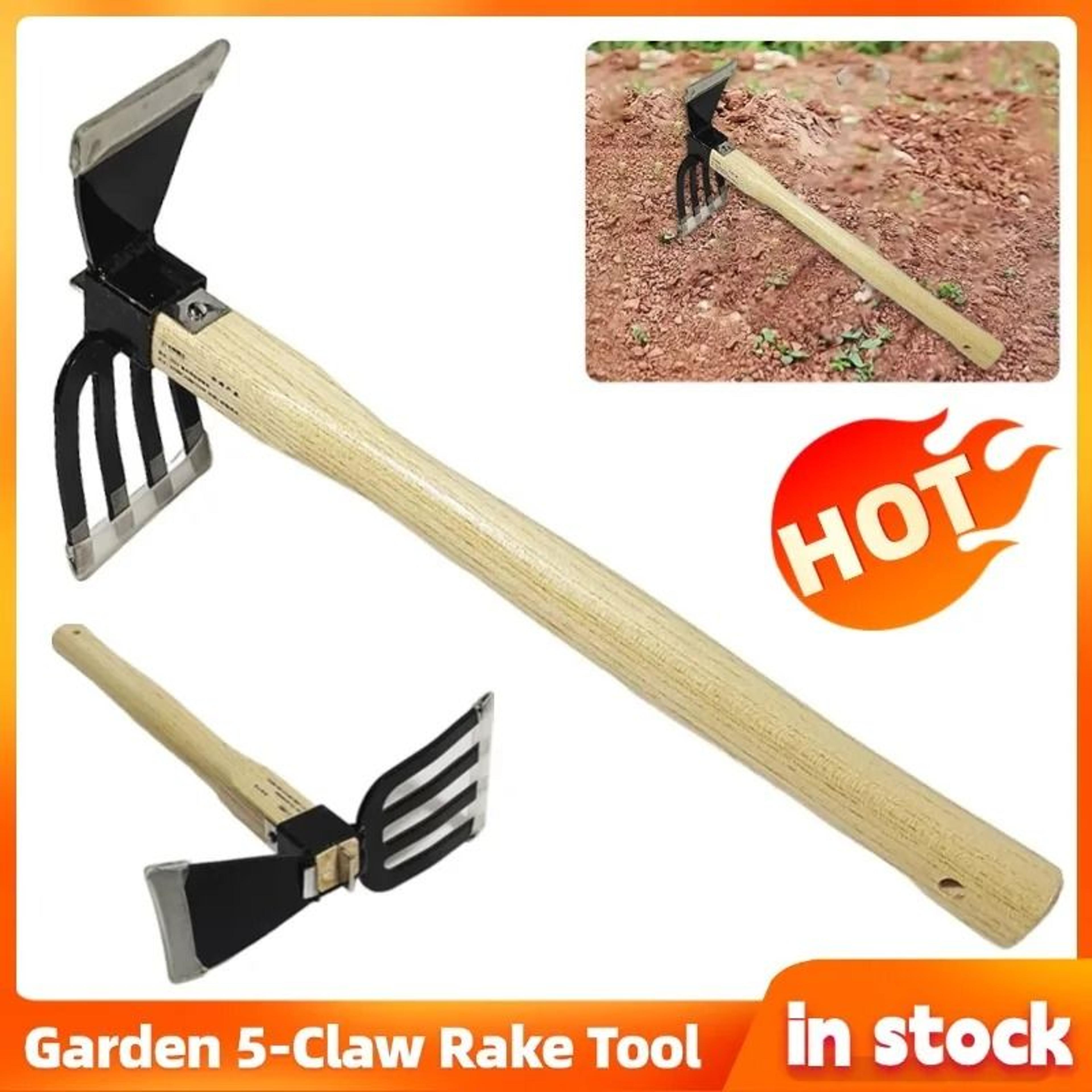dual head garden hoe and cultivator