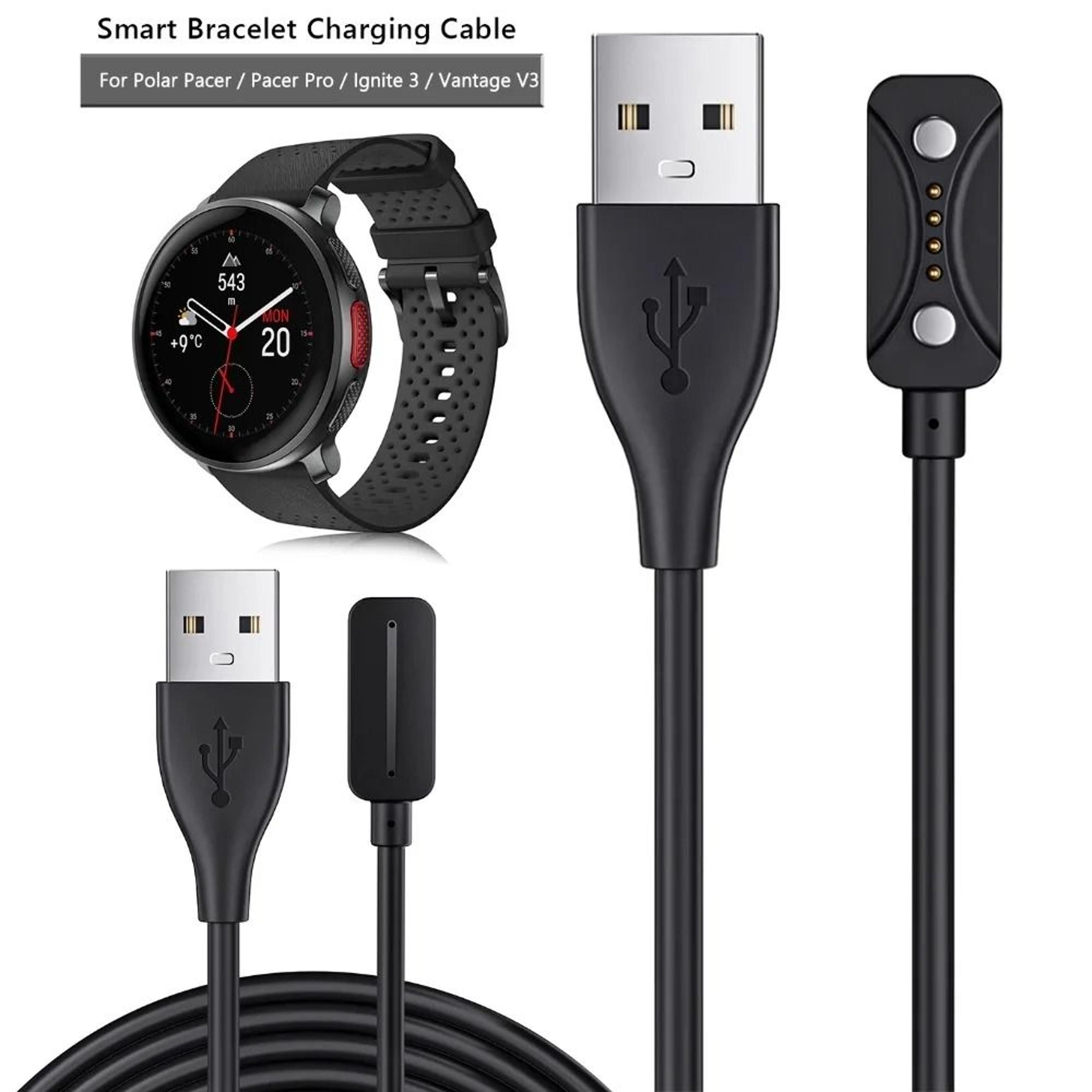 magnetic usb charging cable for polar smartwatches