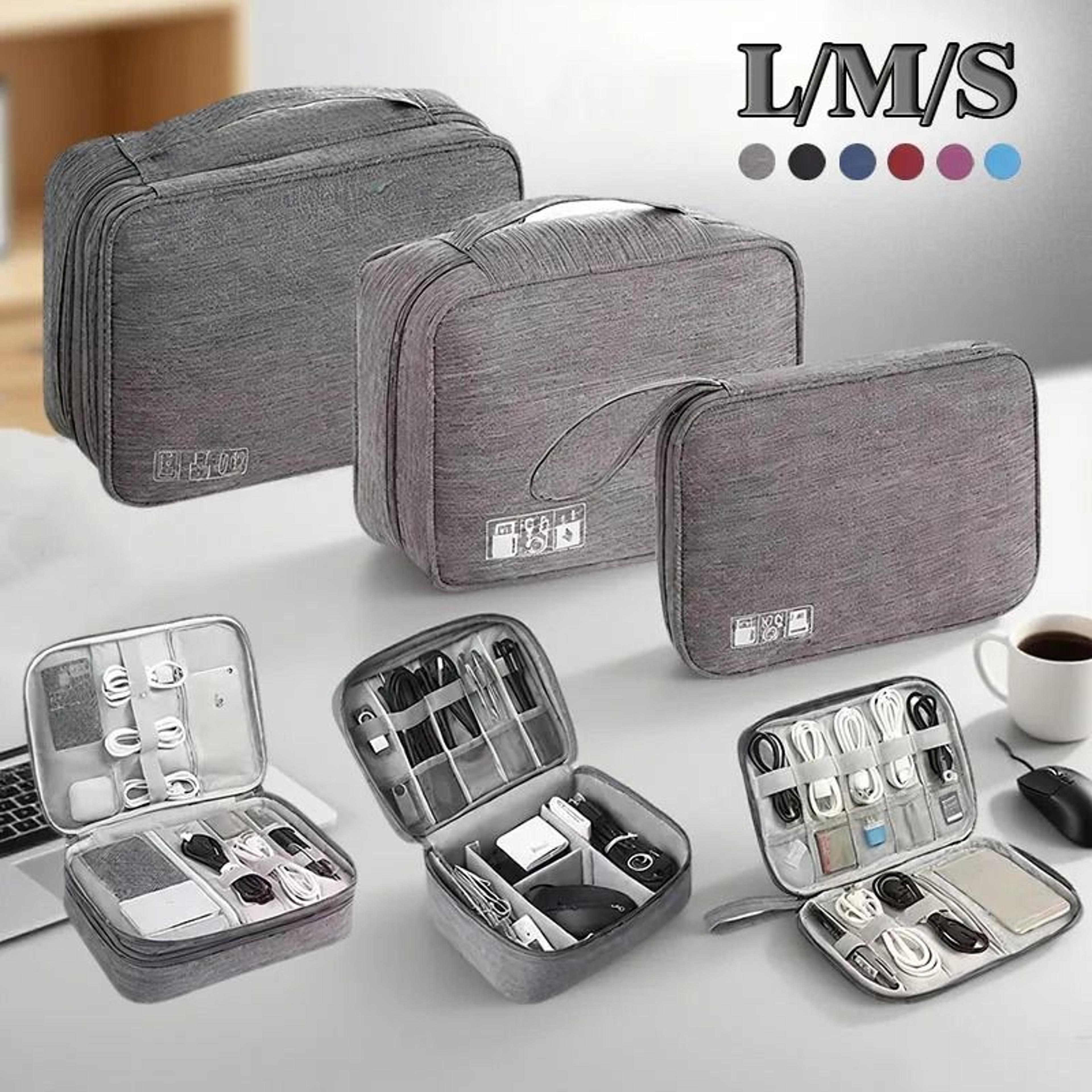 portable waterproof travel cable organizer bag