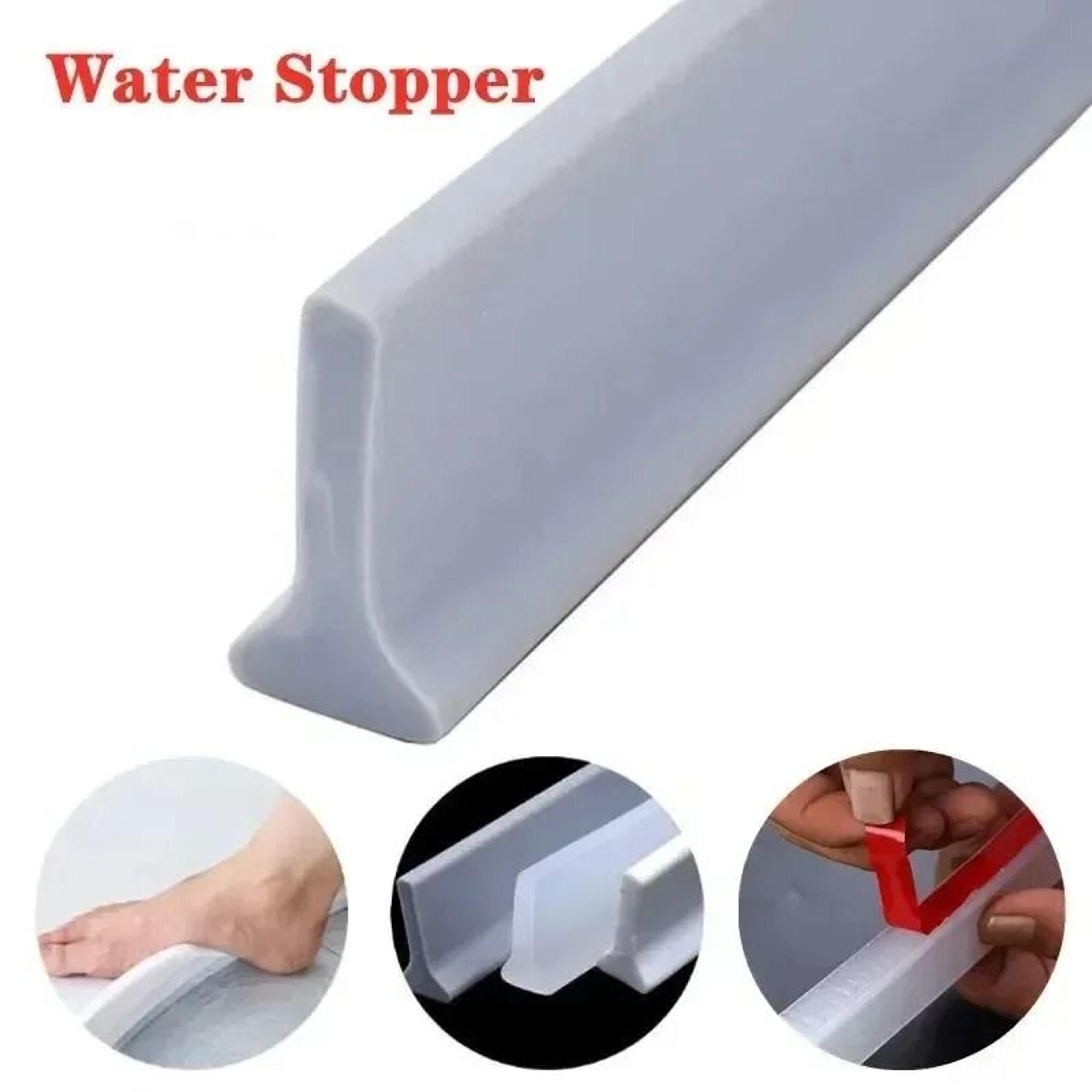 flexible silicone shower water barrier strip
