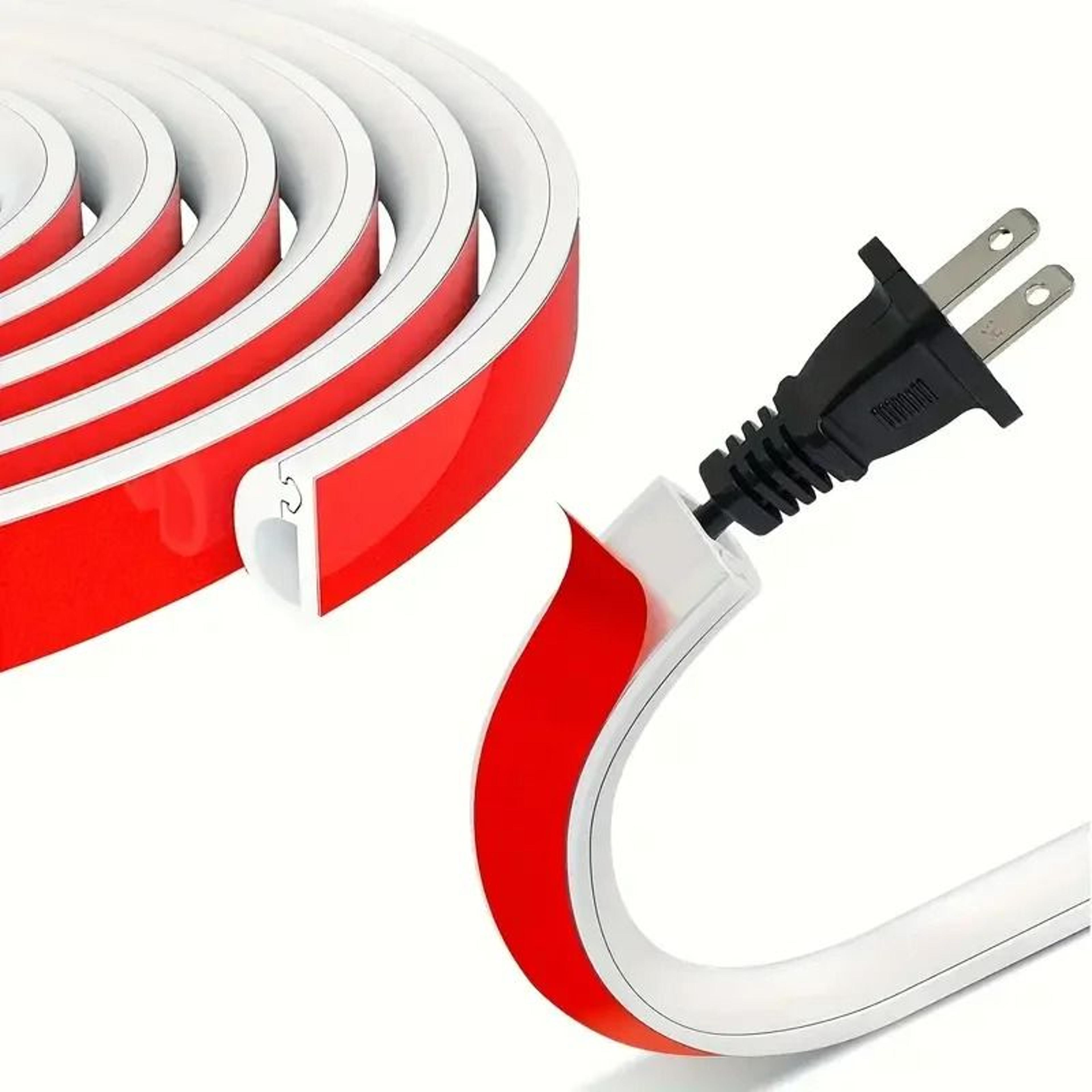 flexible self adhesive floor and wall cable cover