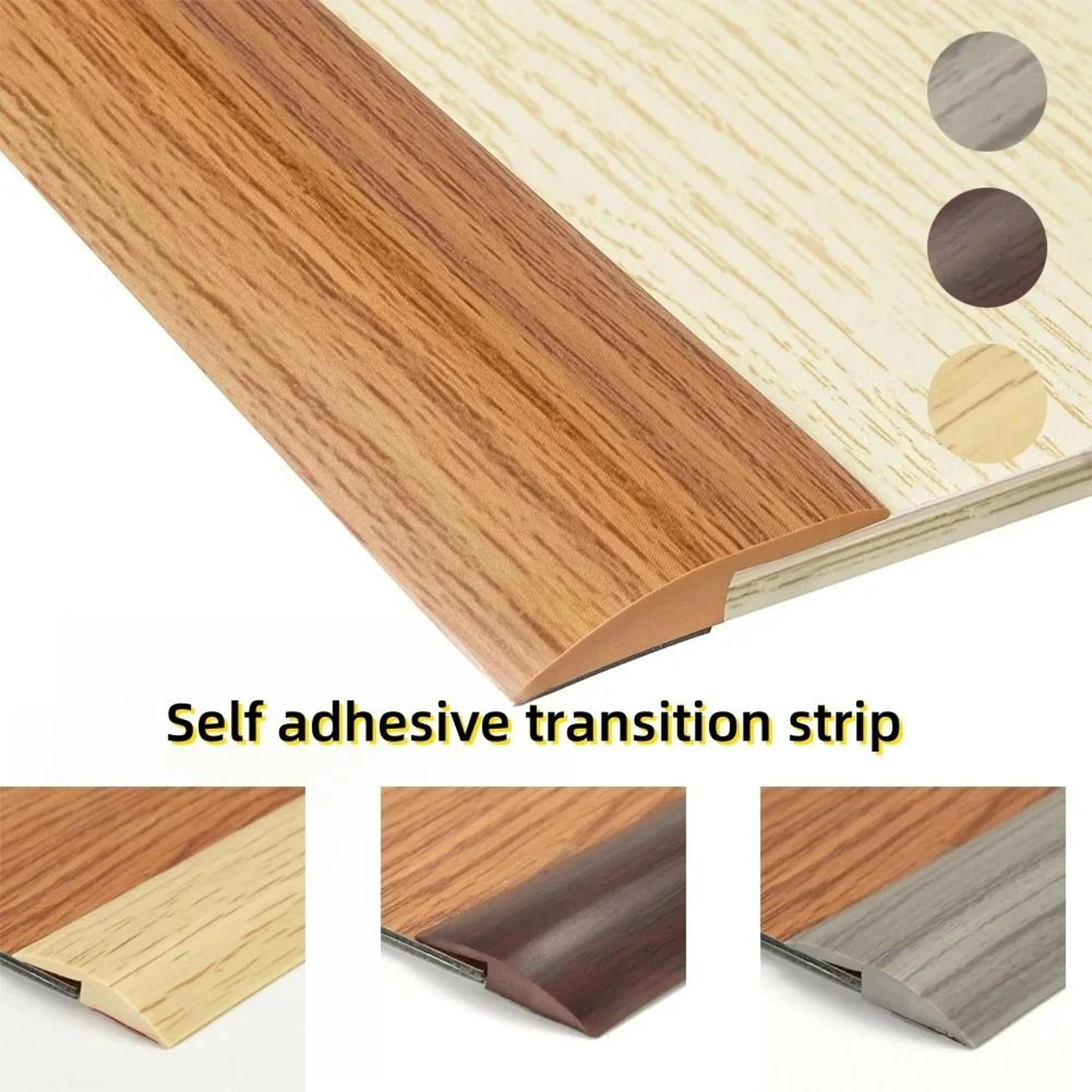 flexible wood grain floor transition and threshold strip