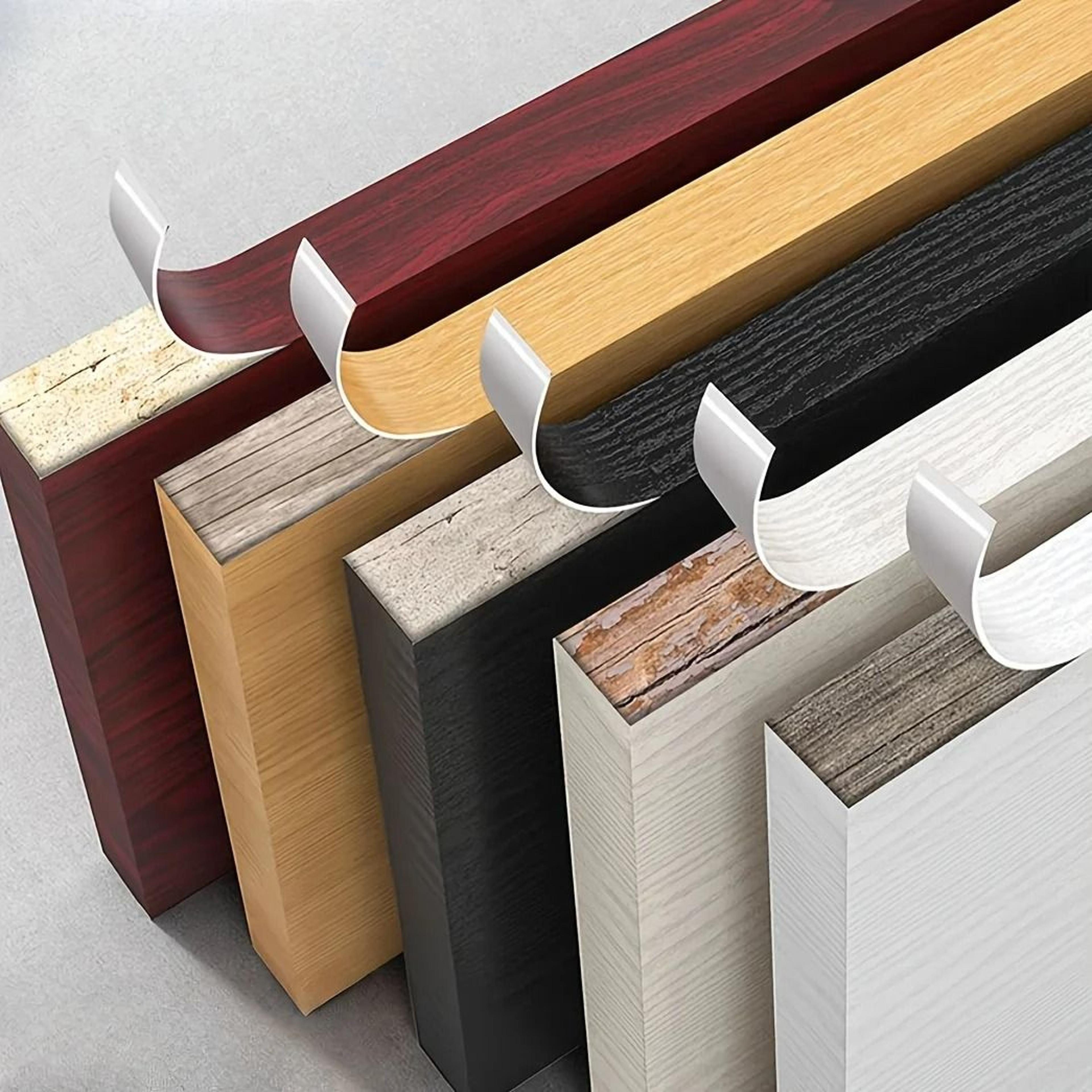 preglued glossy pvc furniture edge banding tape