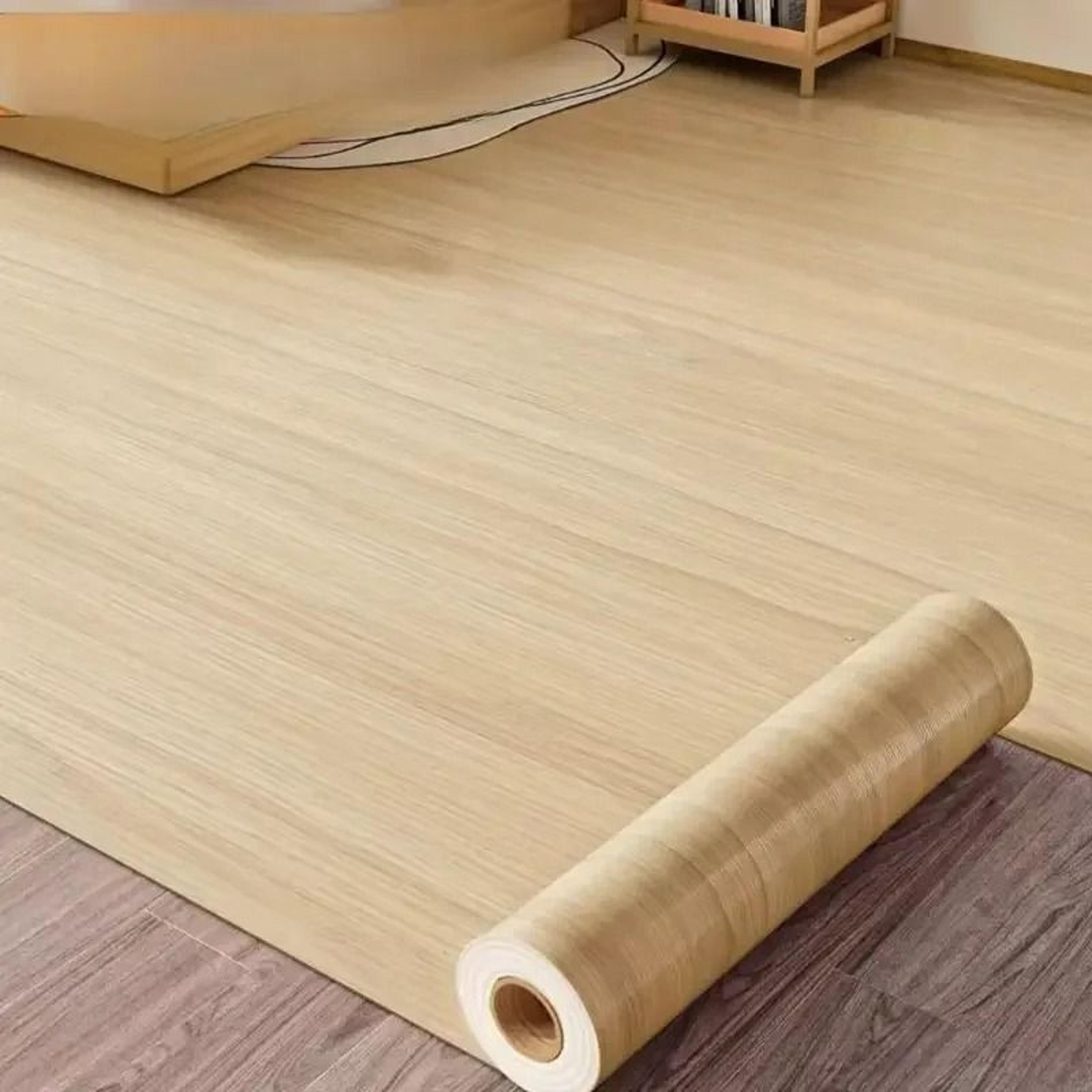 peel and stick wood grain vinyl flooring roll