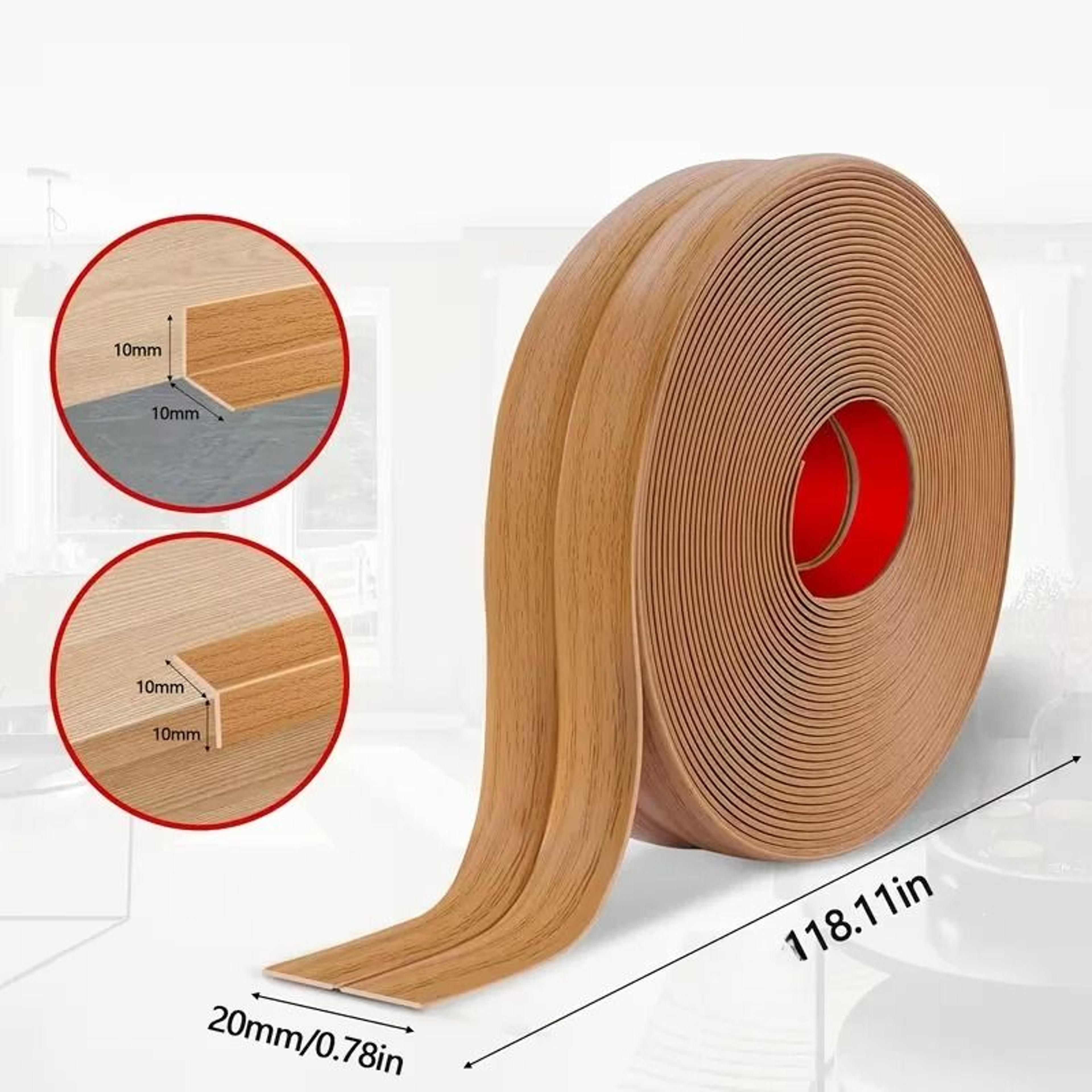 wood grain pvc wall edge protector molding
