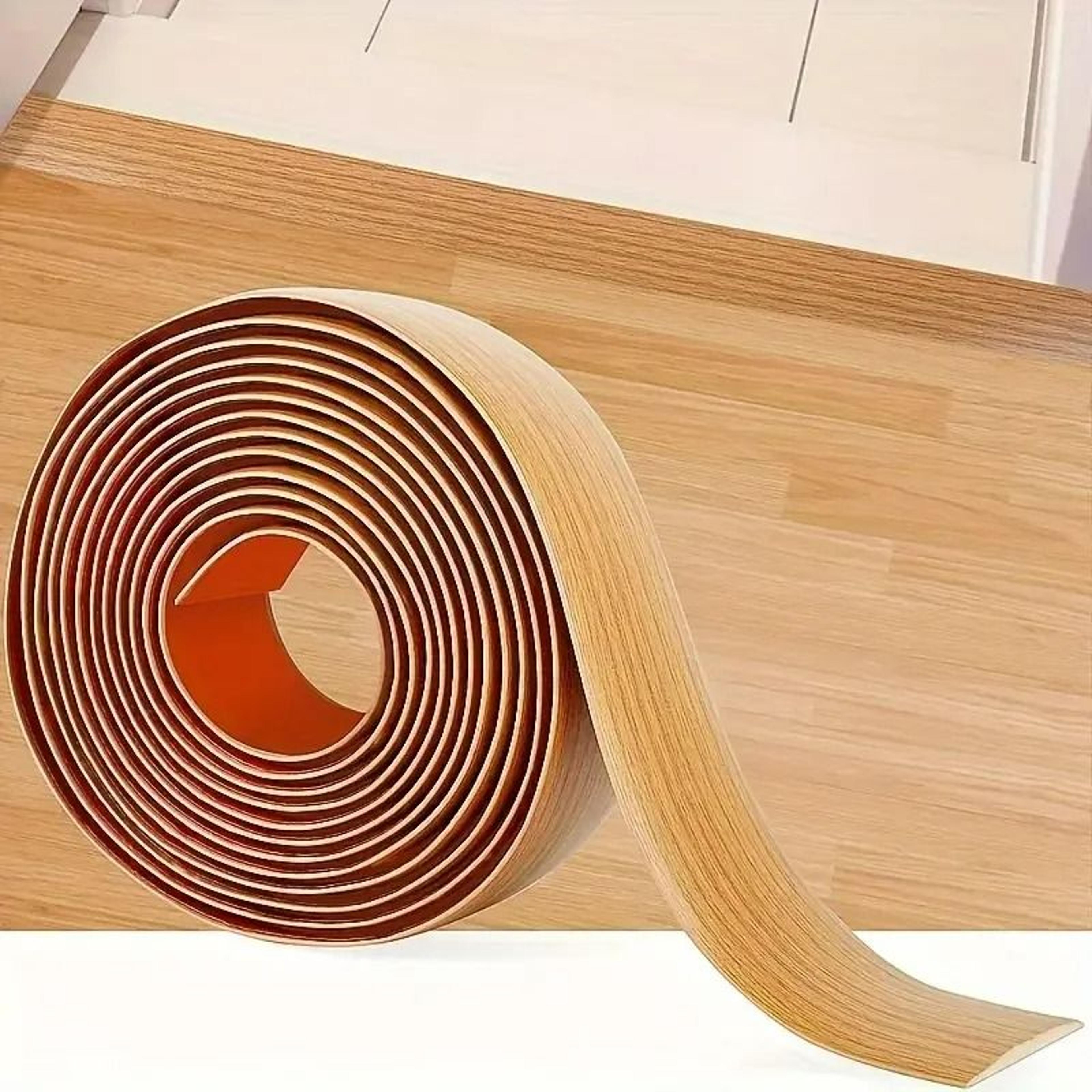 peel and stick wood look floor joint cover