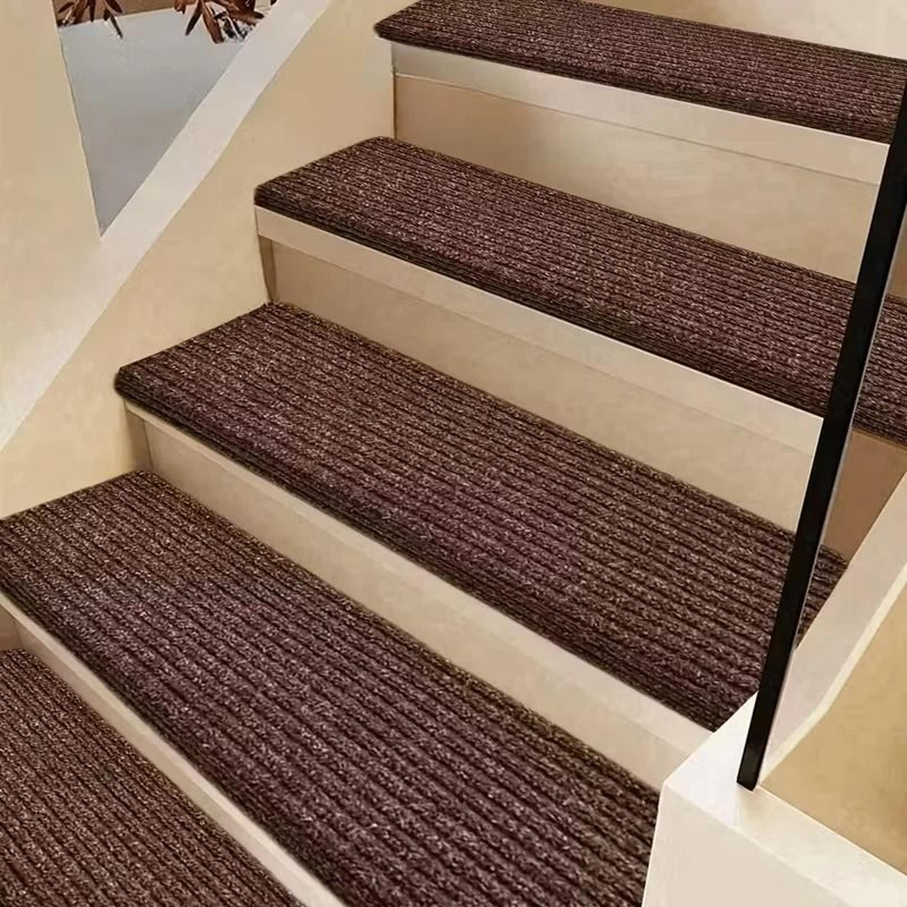 washable non slip polyester stair tread mat