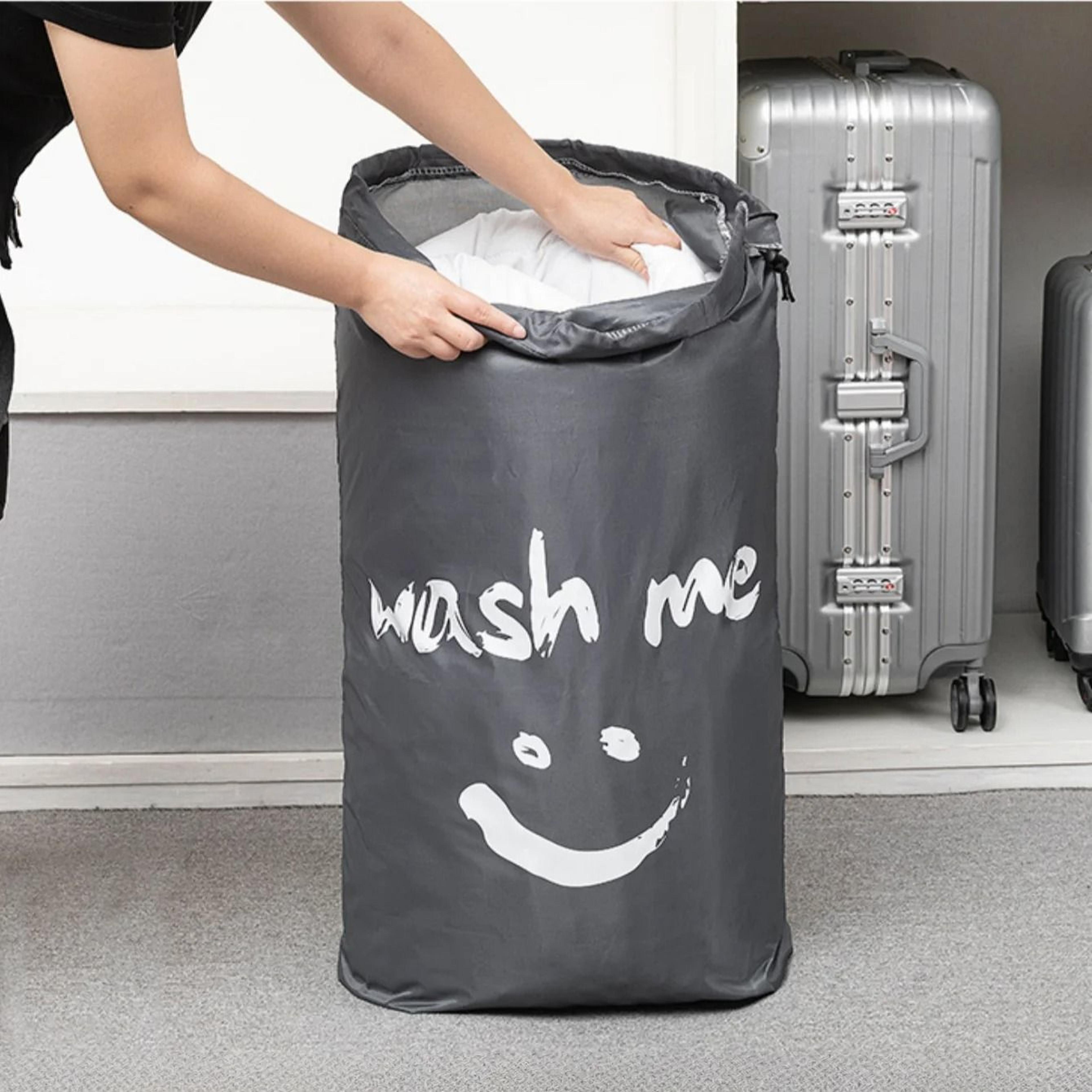 extra large drawstring travel laundry bag