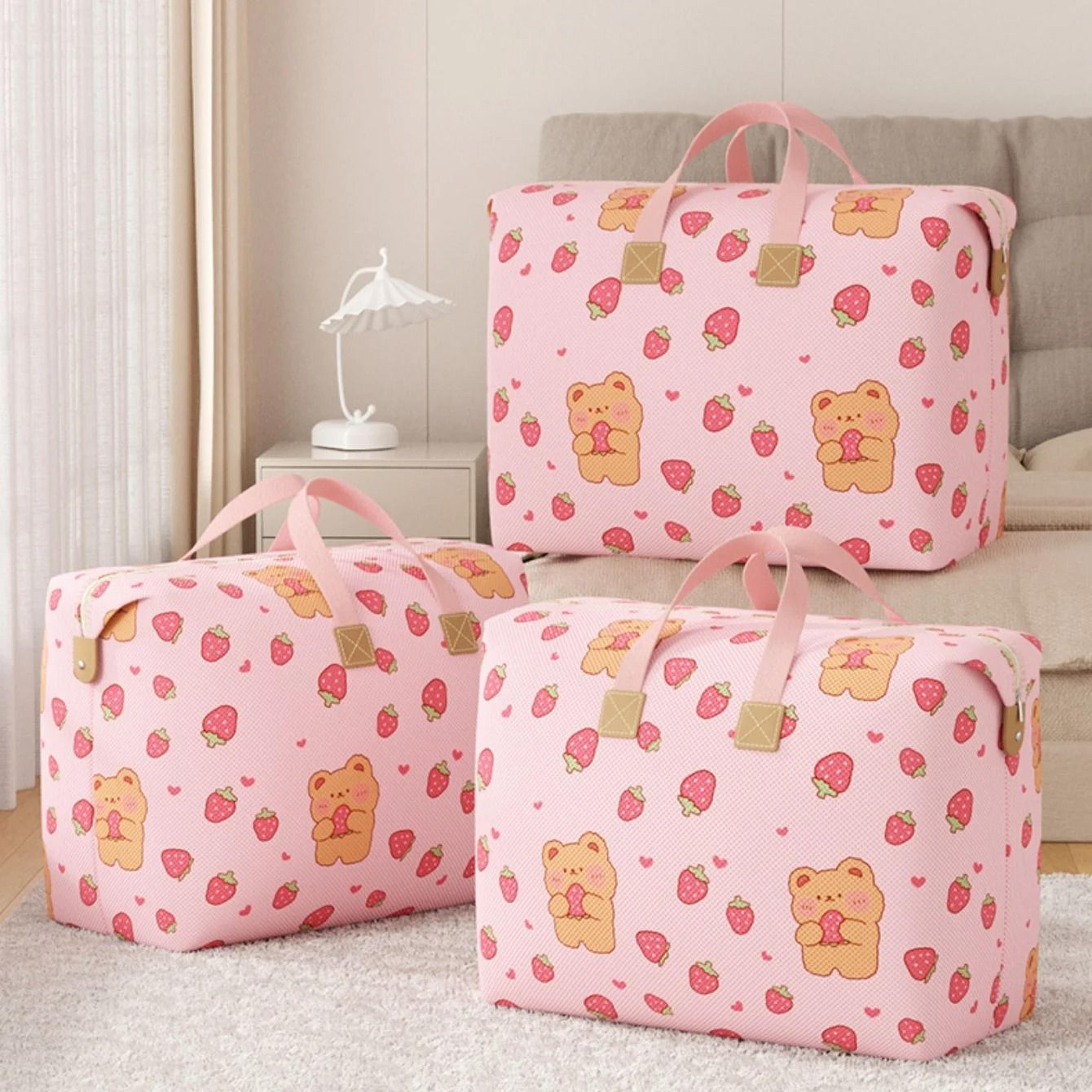 large foldable bedding and comforter storage bag