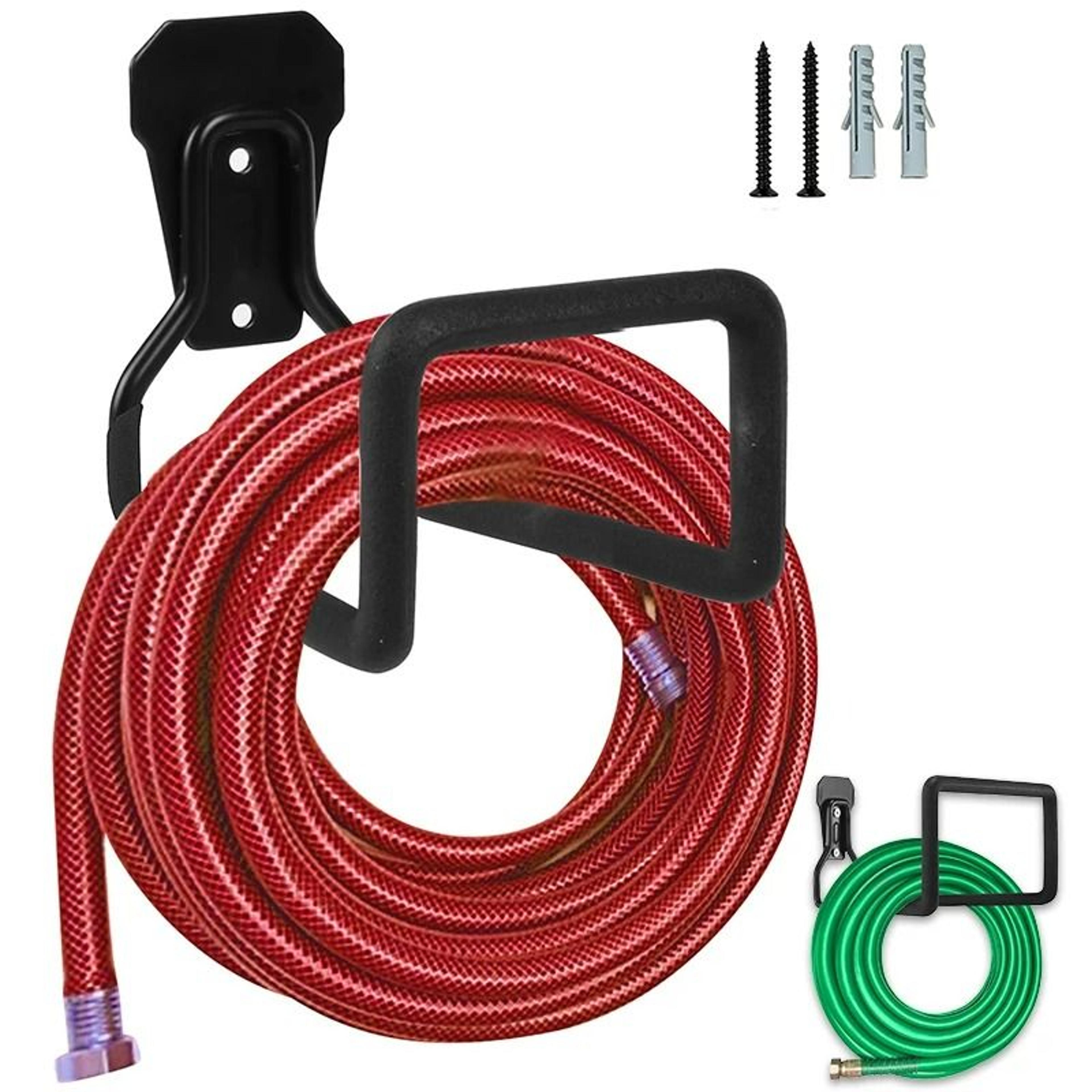 wall mounted garden hose storage bracket