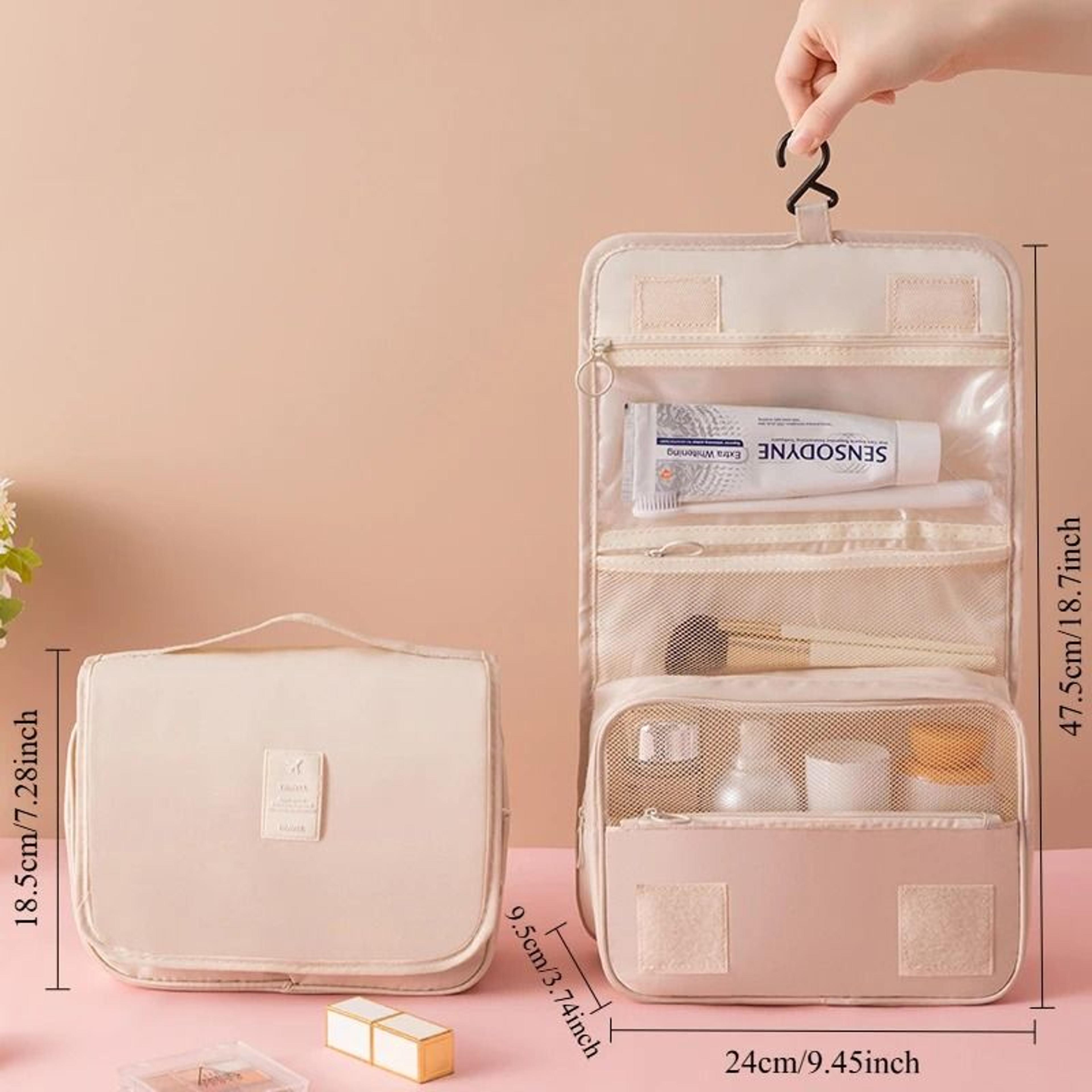 waterproof hanging travel toiletry organizer bag