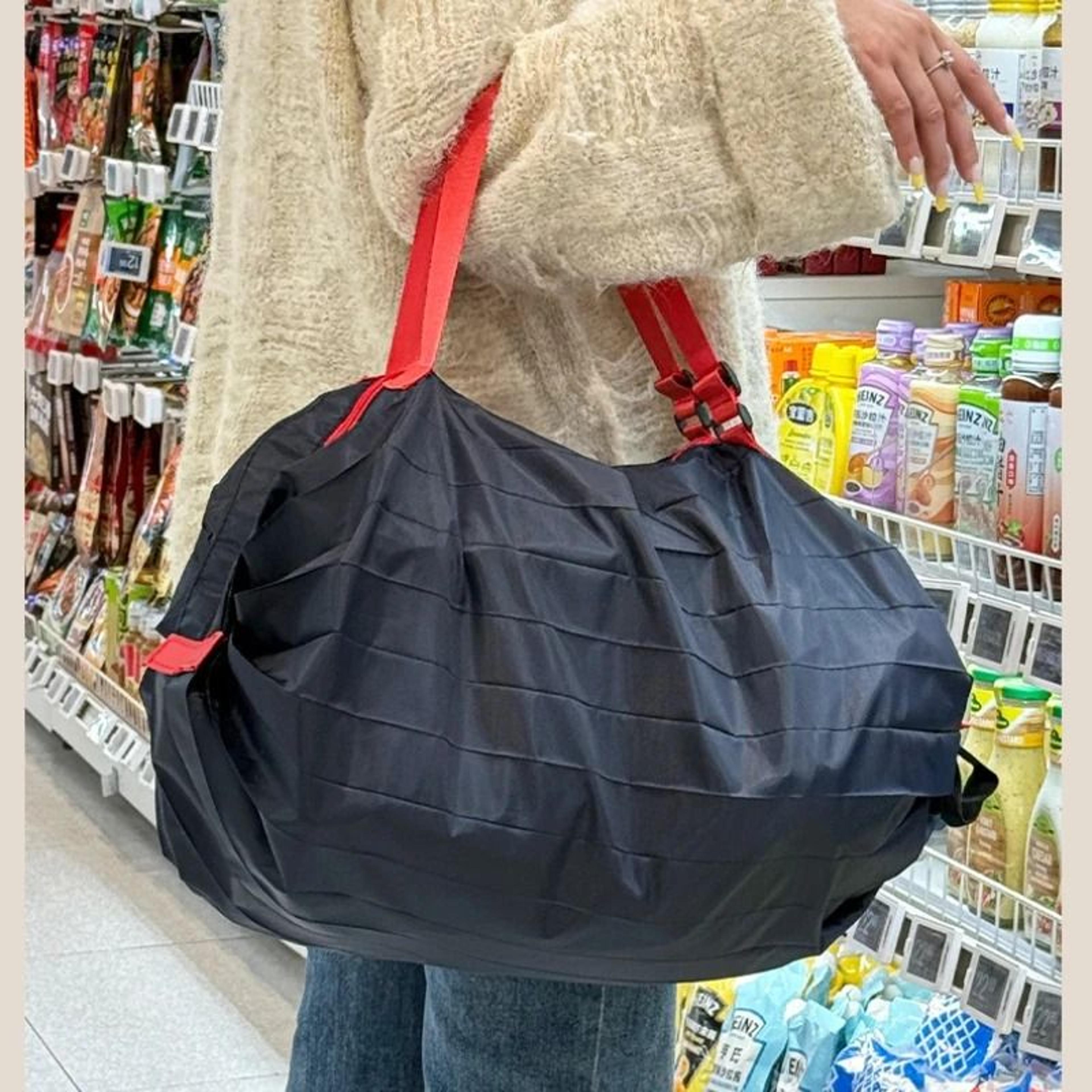 ultralight foldable grocery shoulder bag