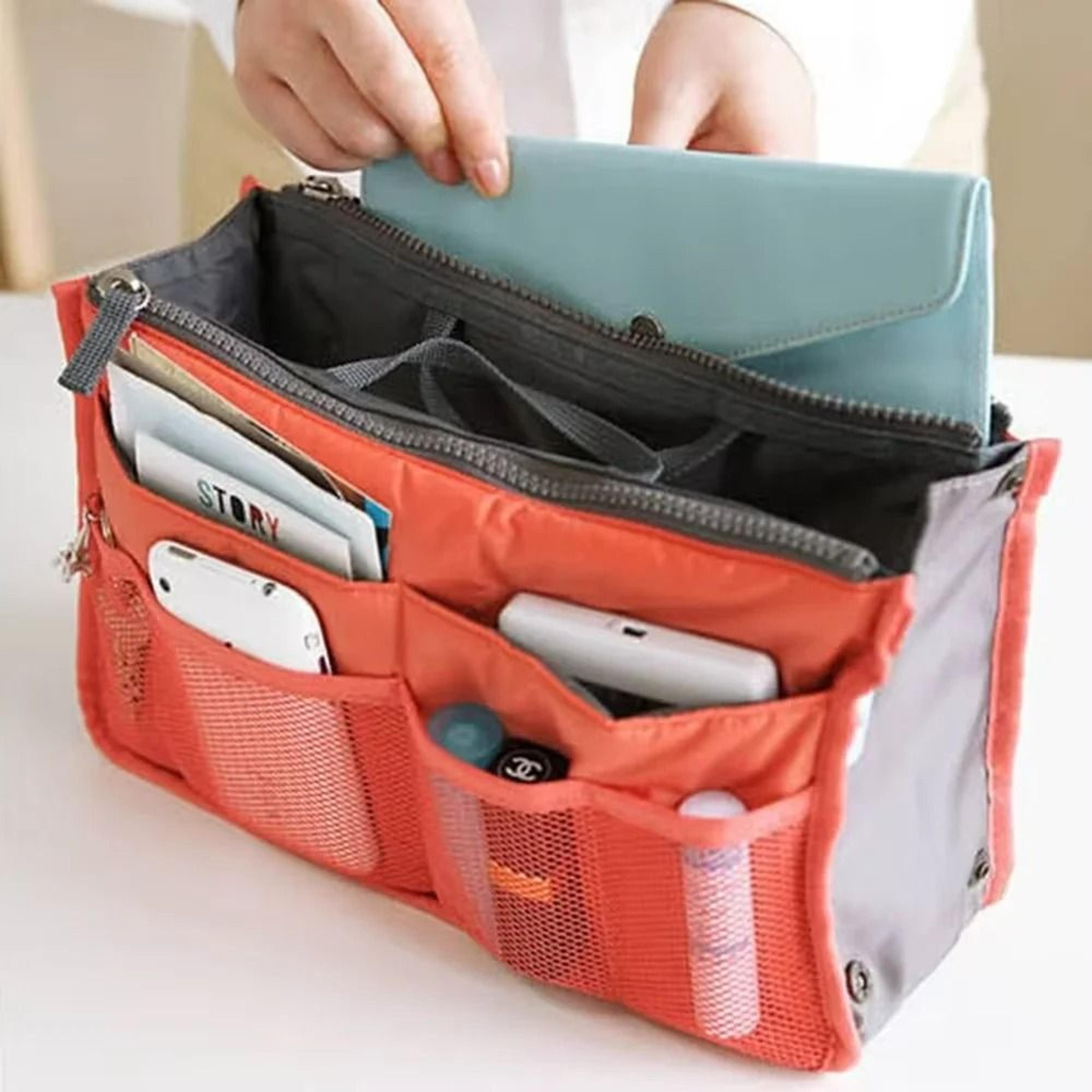 thickened double zipper cosmetic storage case