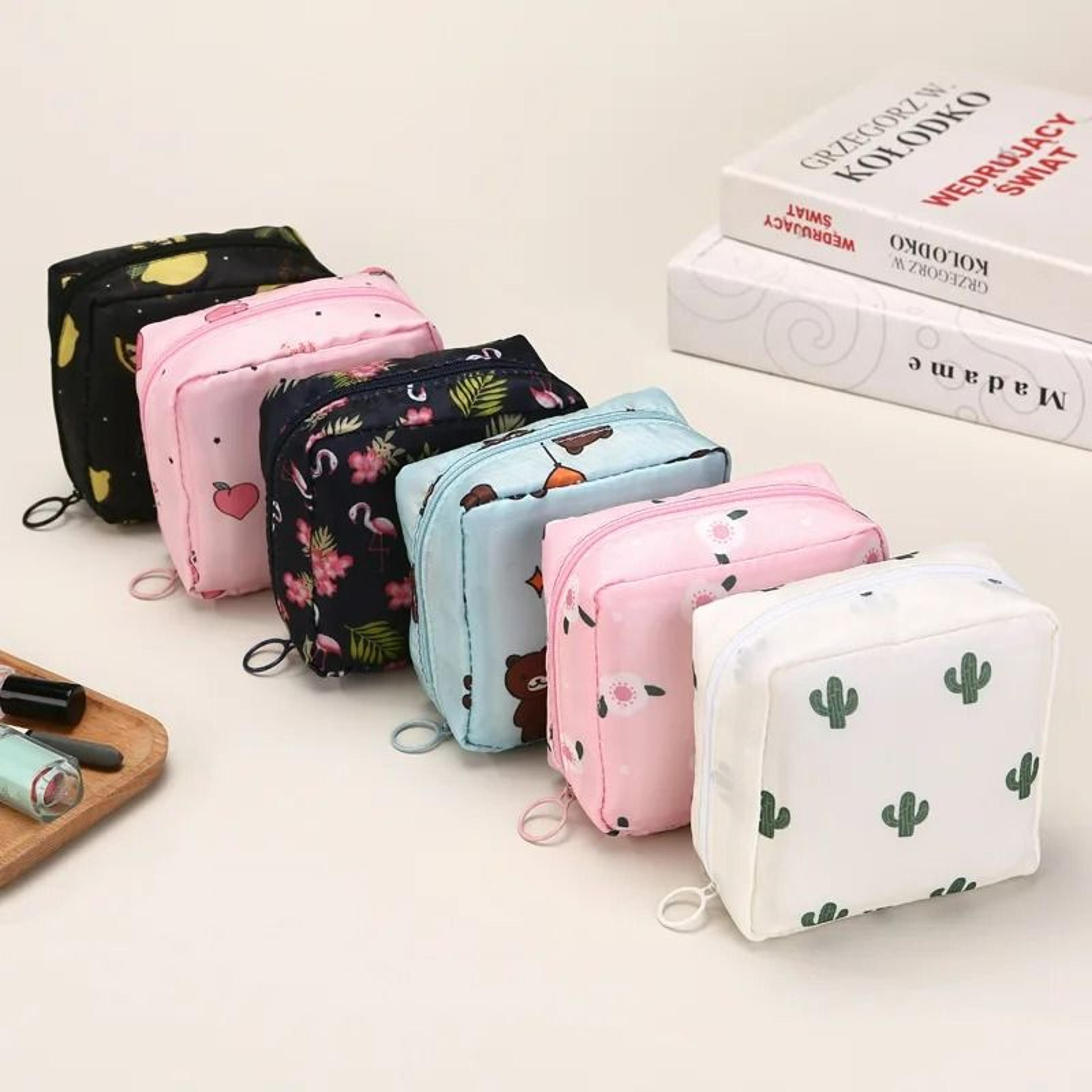 discreet portable feminine care storage pouch