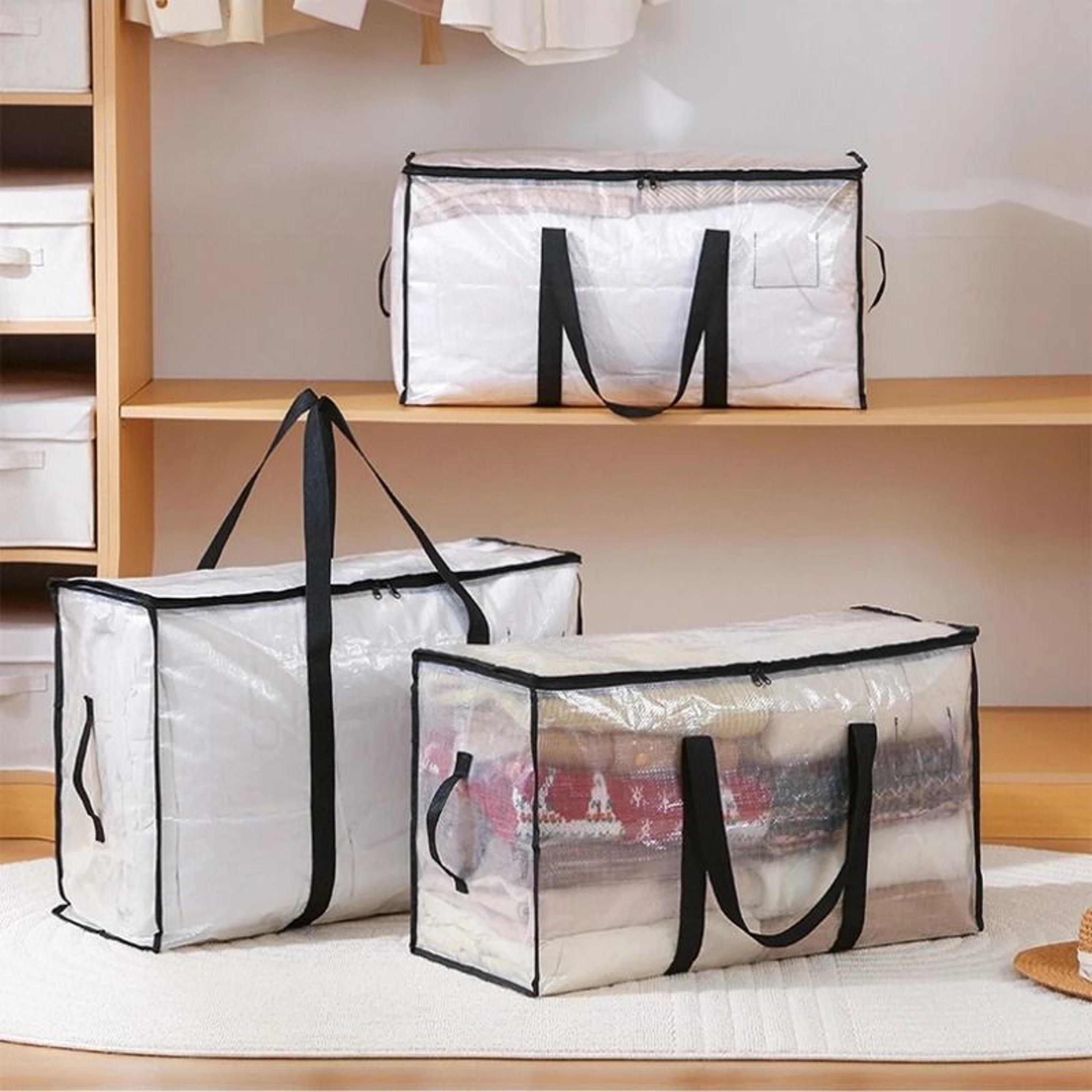 heavy duty zippered moving and storage tote