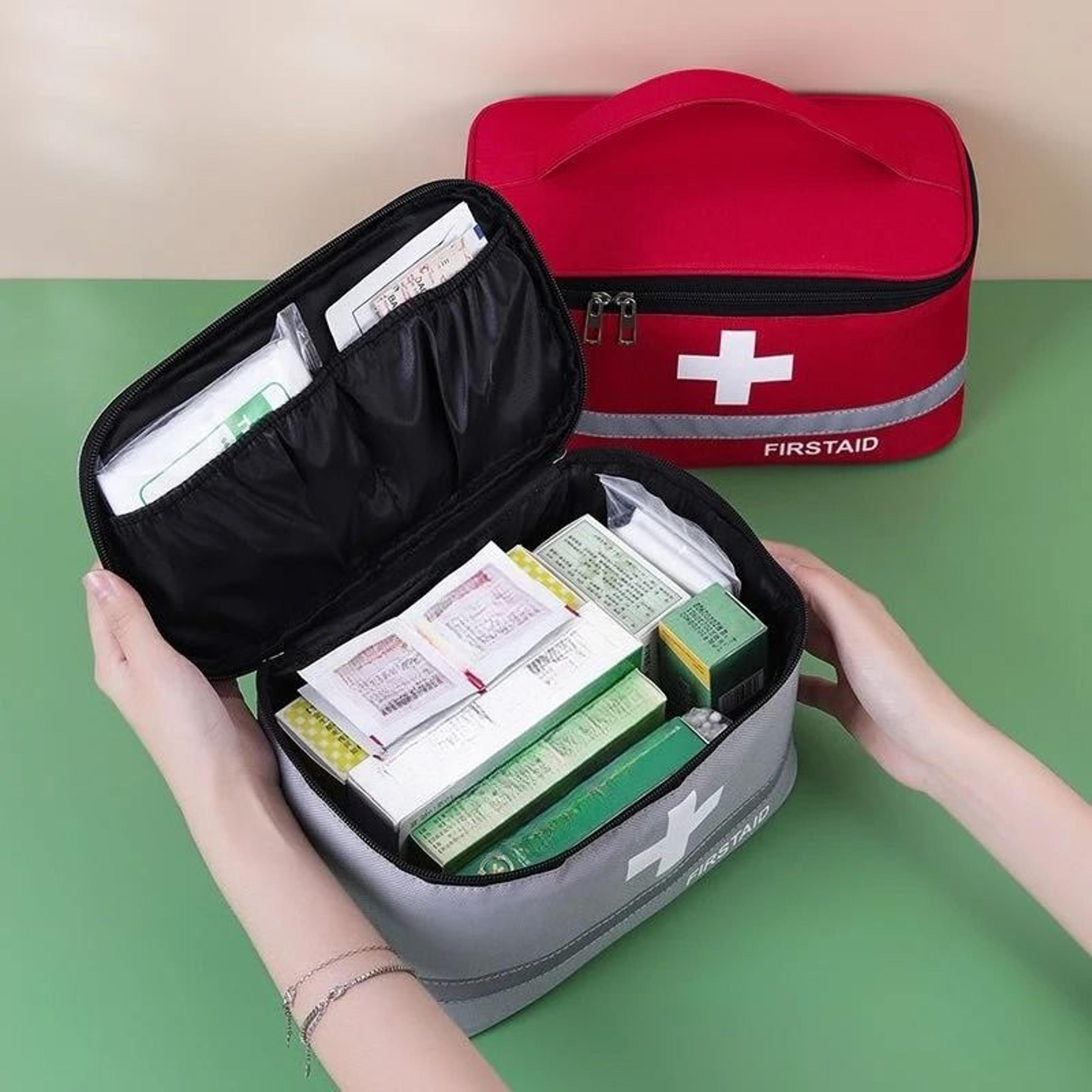 portable fabric medicine organizer case