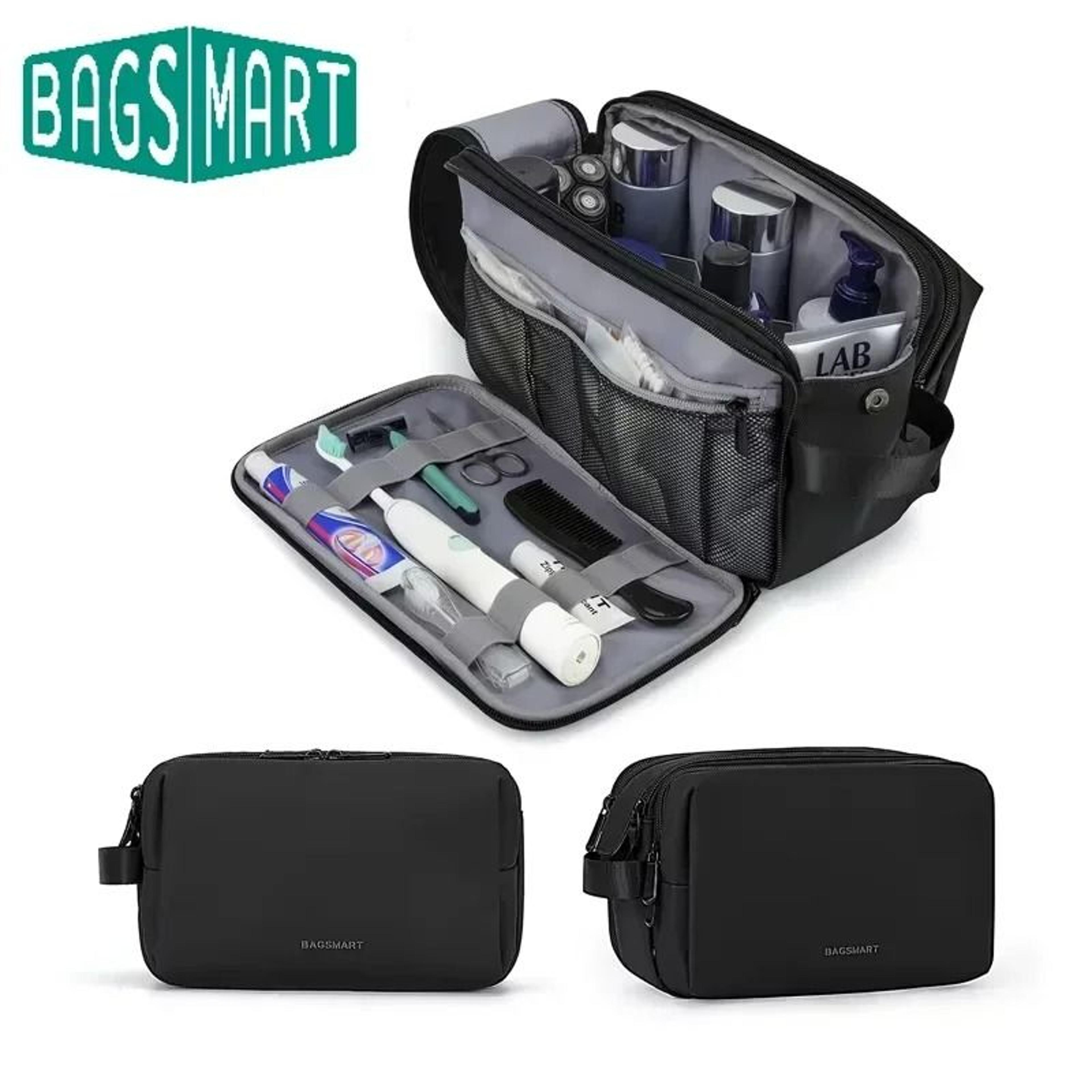 large water resistant travel toiletry organizer