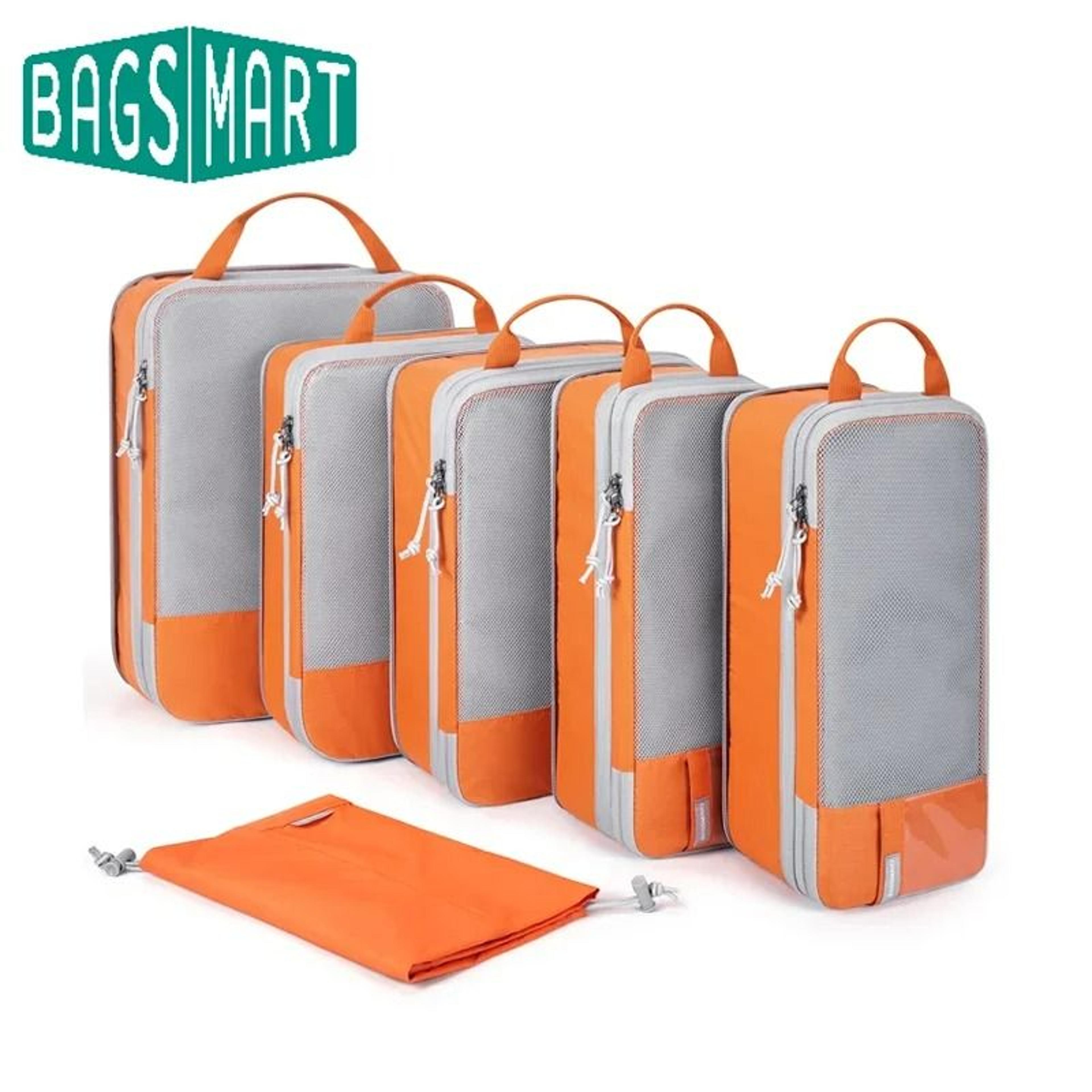 space saving compression packing cube set
