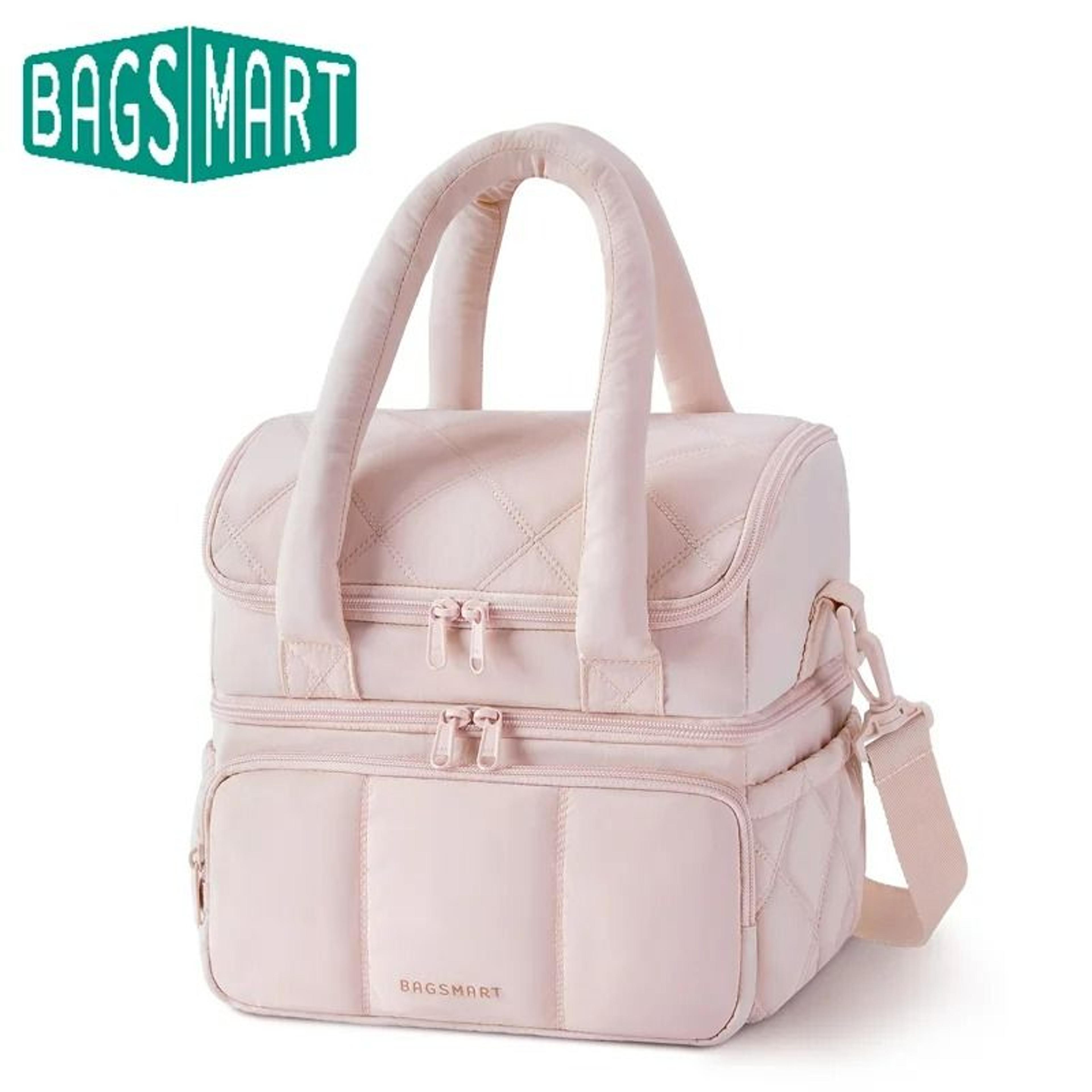 double deck insulated lunch cooler bag