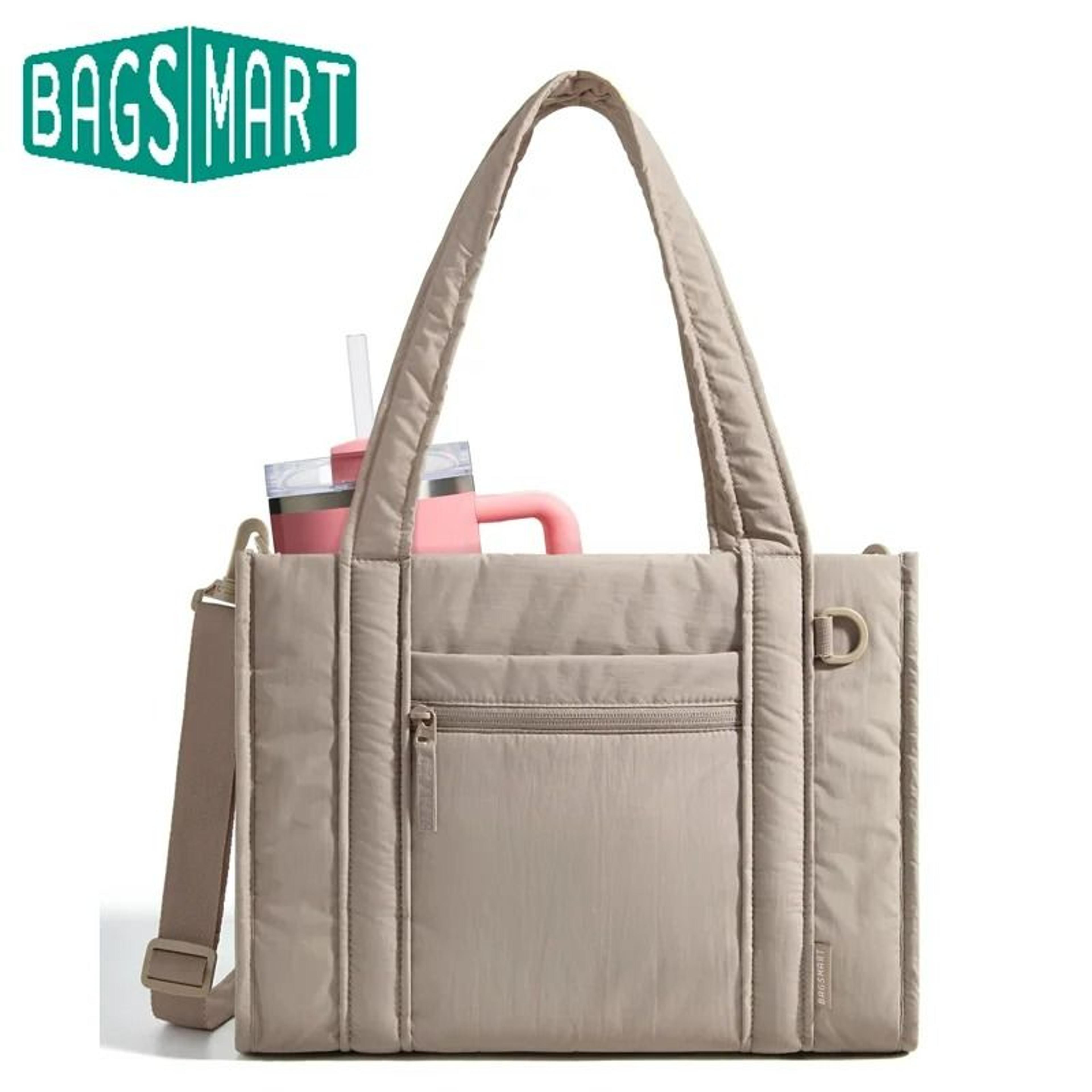 lightweight large capacity zipper tote bag