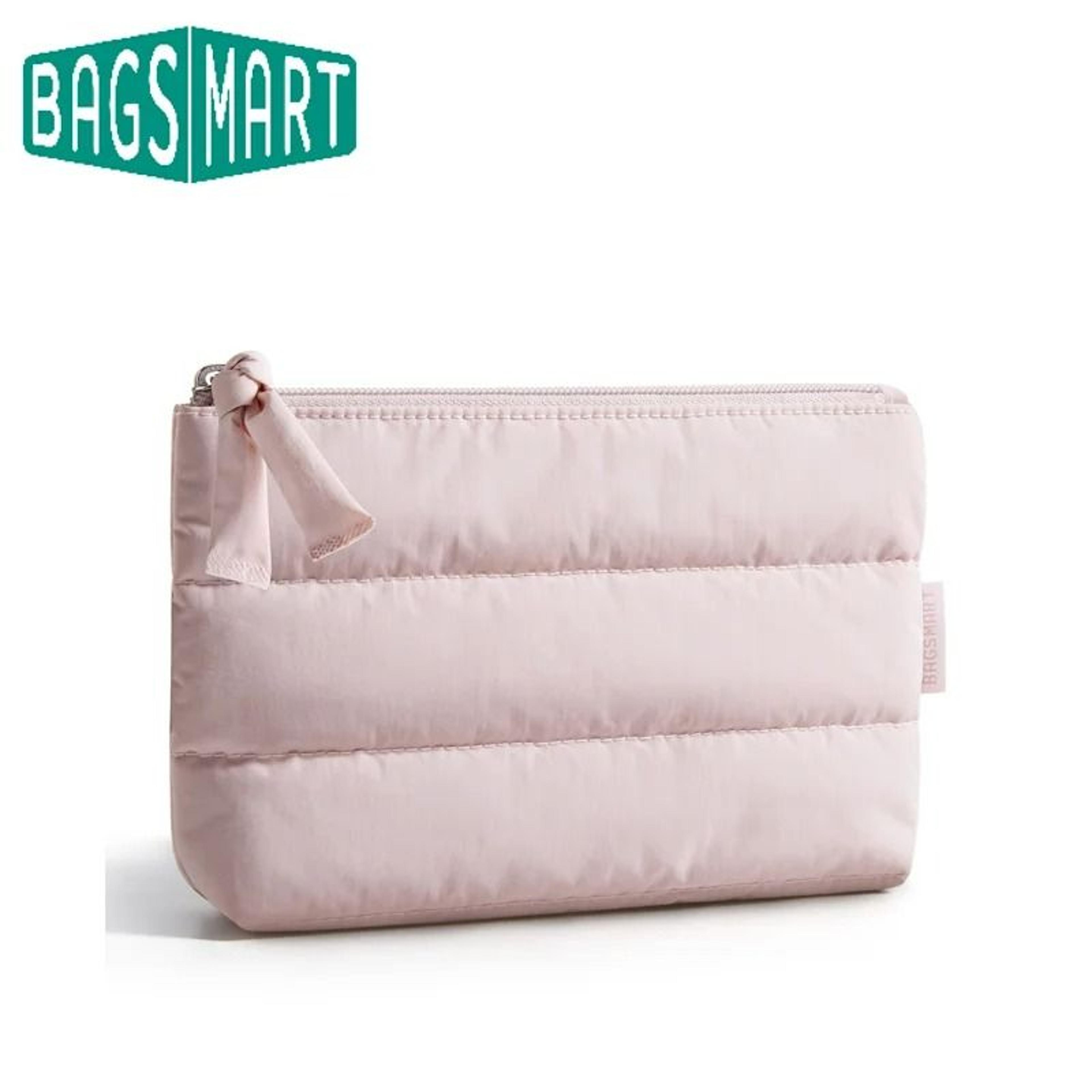 puffy water resistant travel makeup pouch