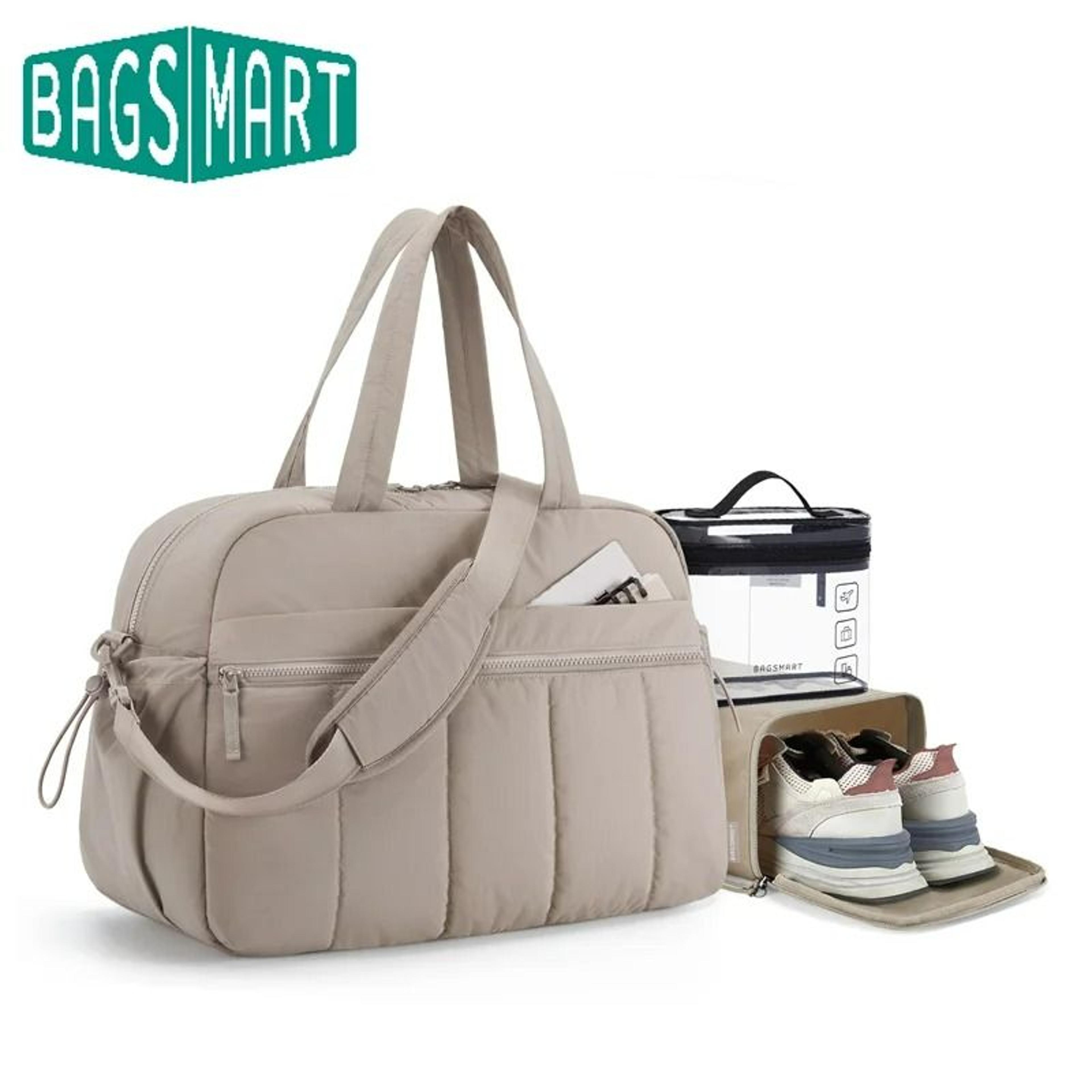 three piece lightweight weekender duffel bag set