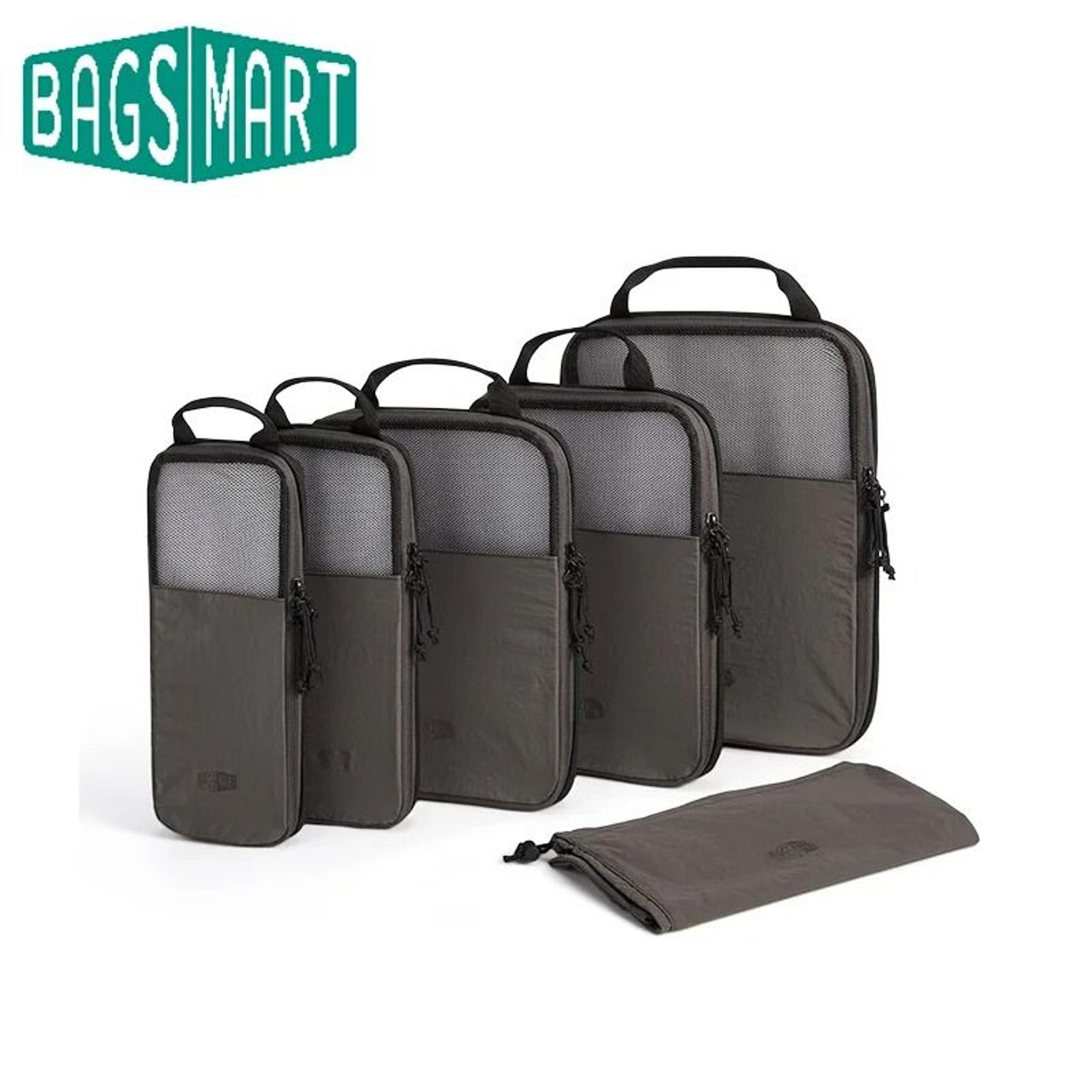 six piece large capacity compression packing cubes