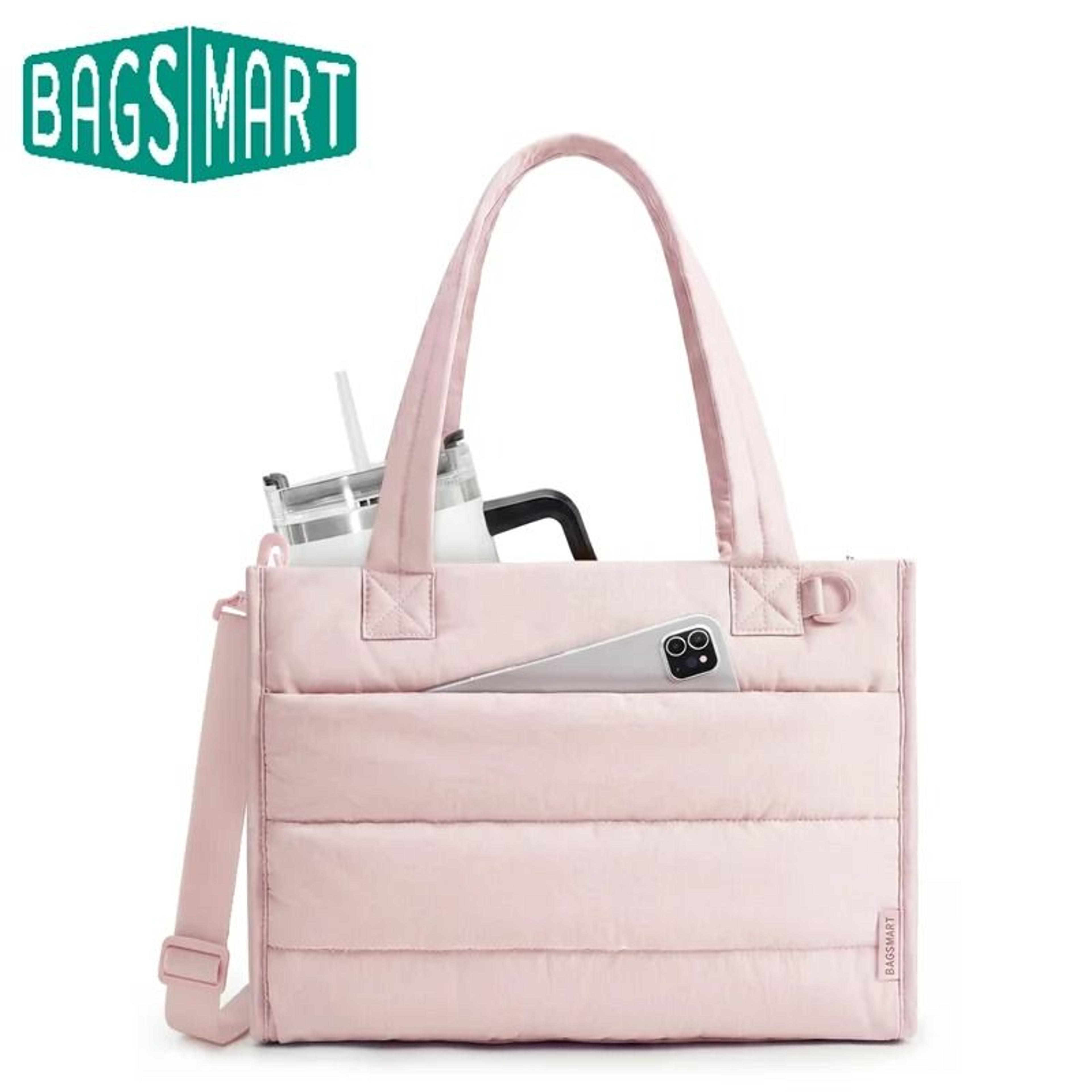 boxy multifunctional zipper crossbody tote bag