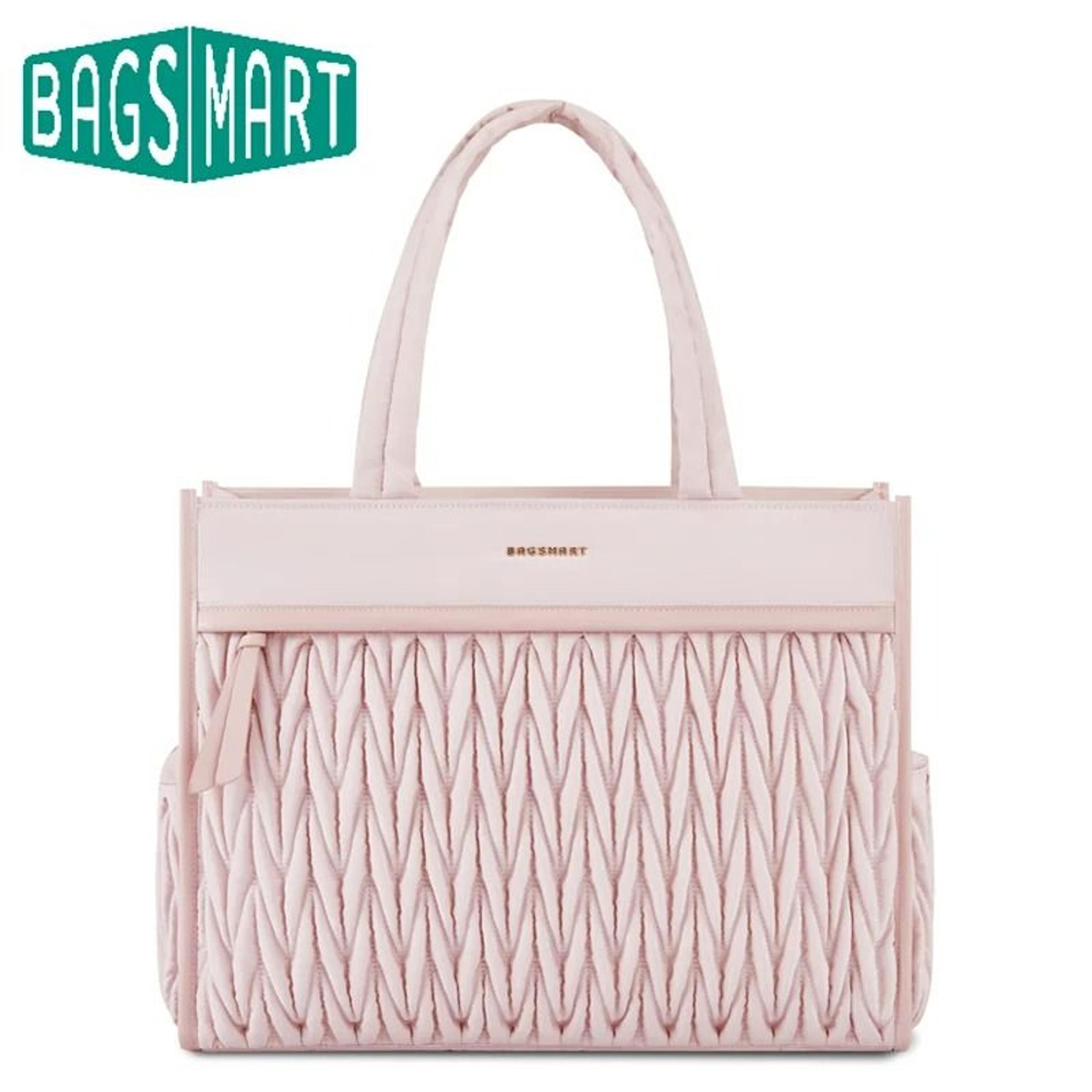 bagsmart large foldable tote bag with zipper