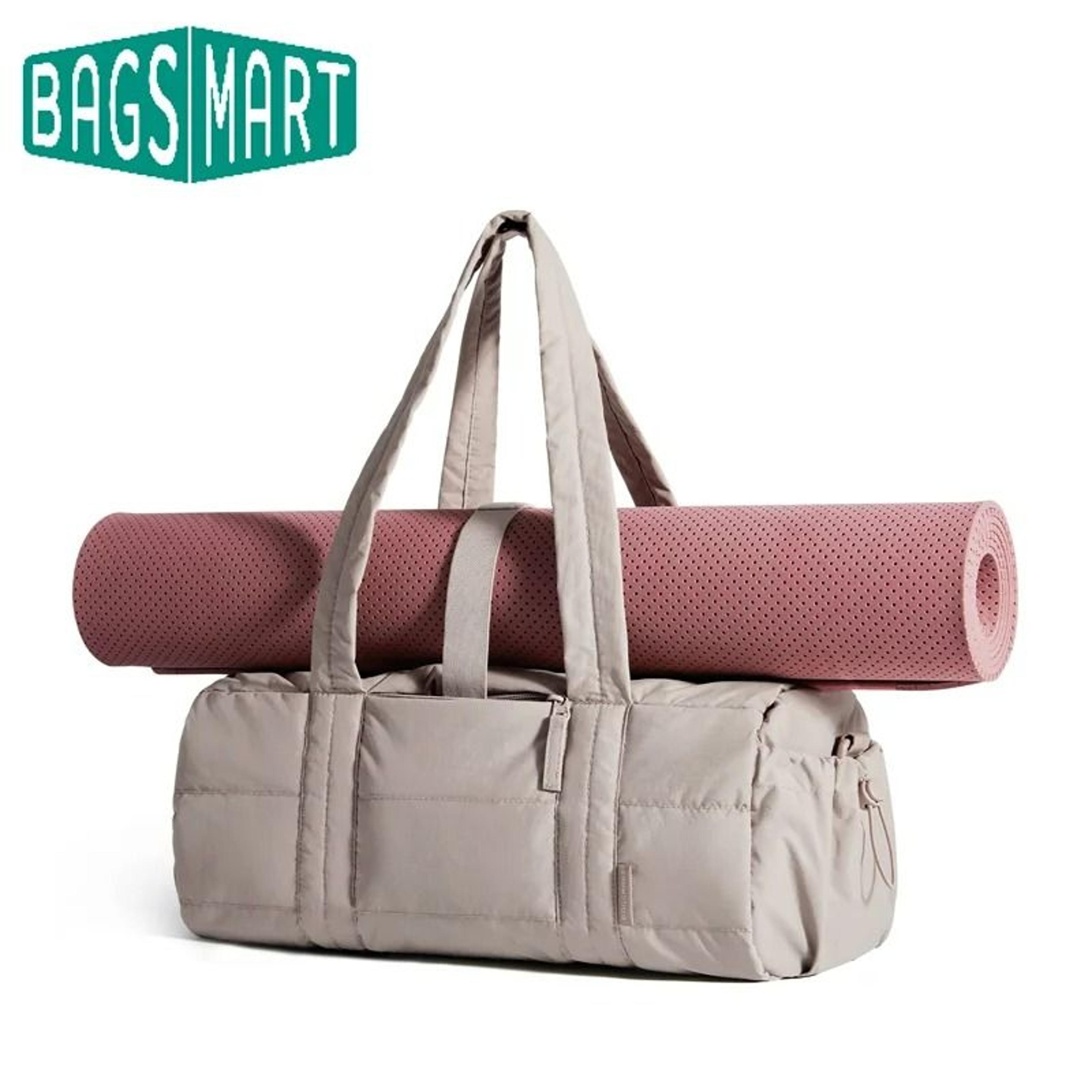 bagsmart large weekender gym bag with wet pocket