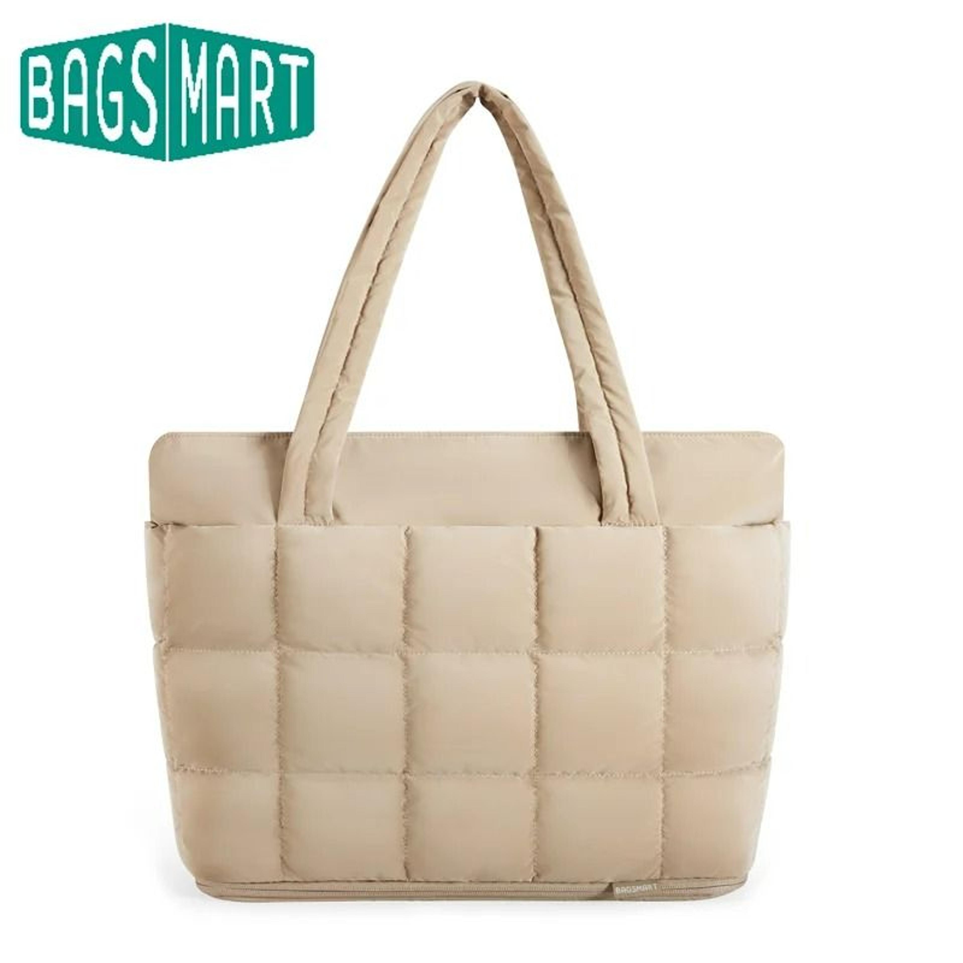 bagsmart 28l expandable puffer work and travel tote