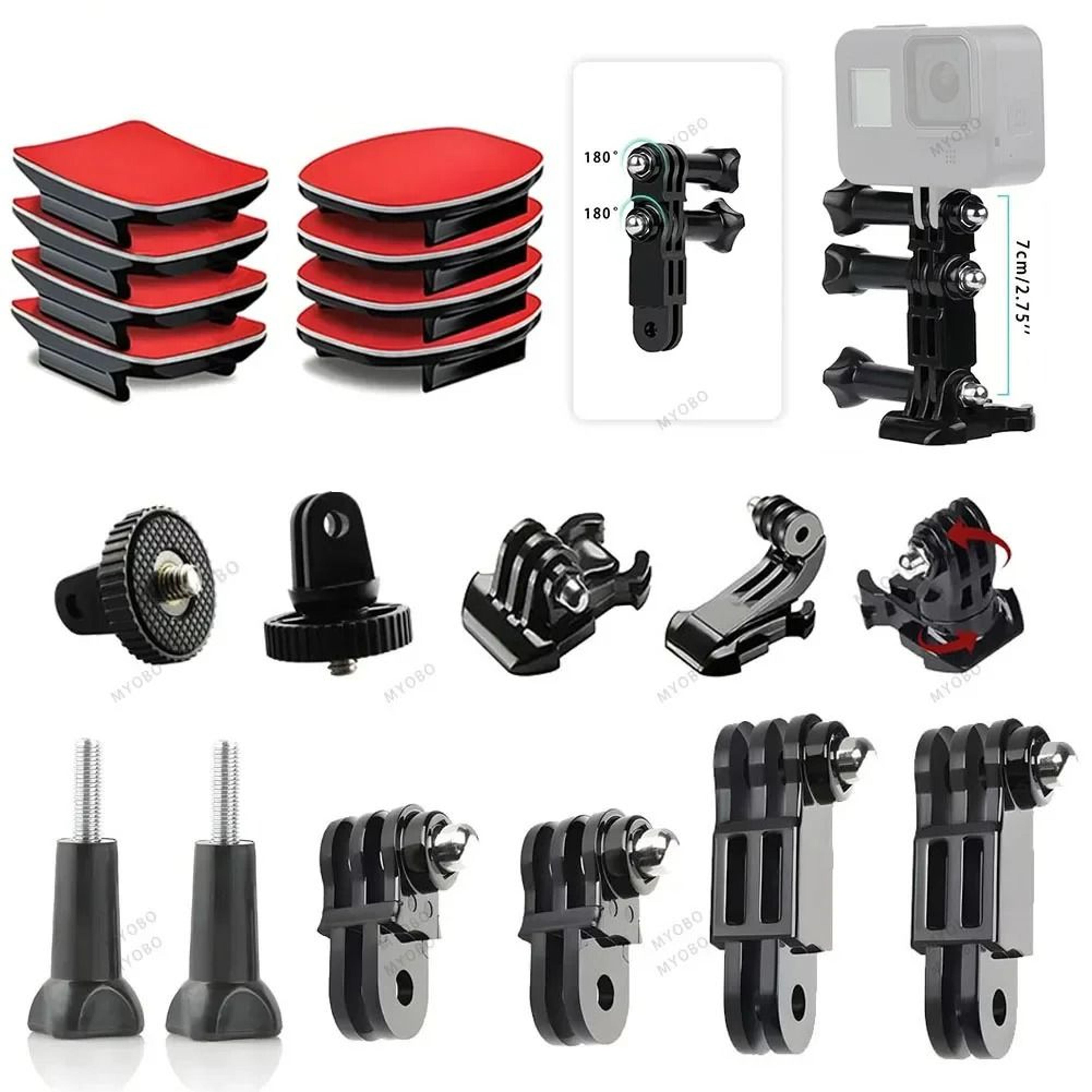 universal quick release action camera tripod mount adapter