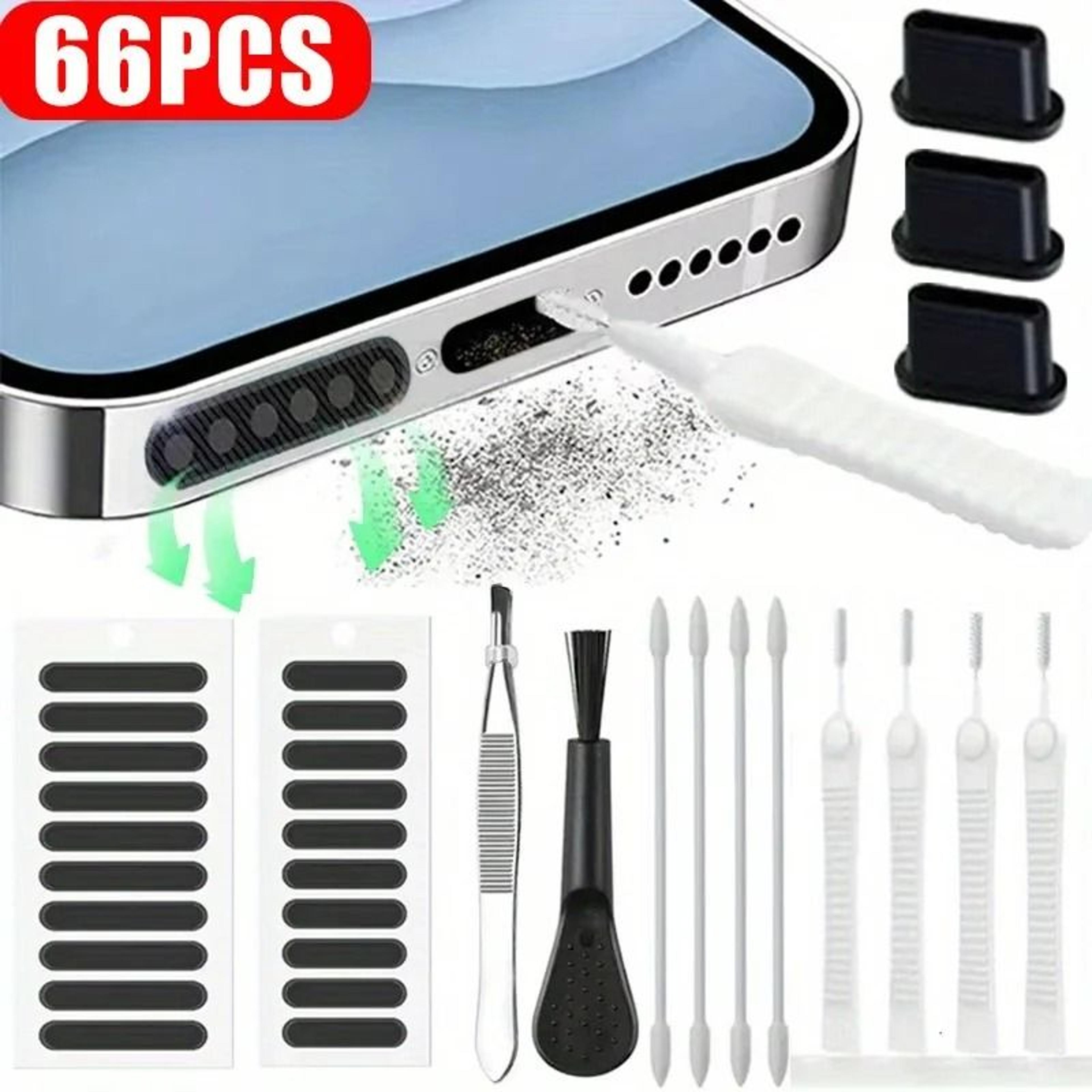 66 piece phone and electronics cleaning kit